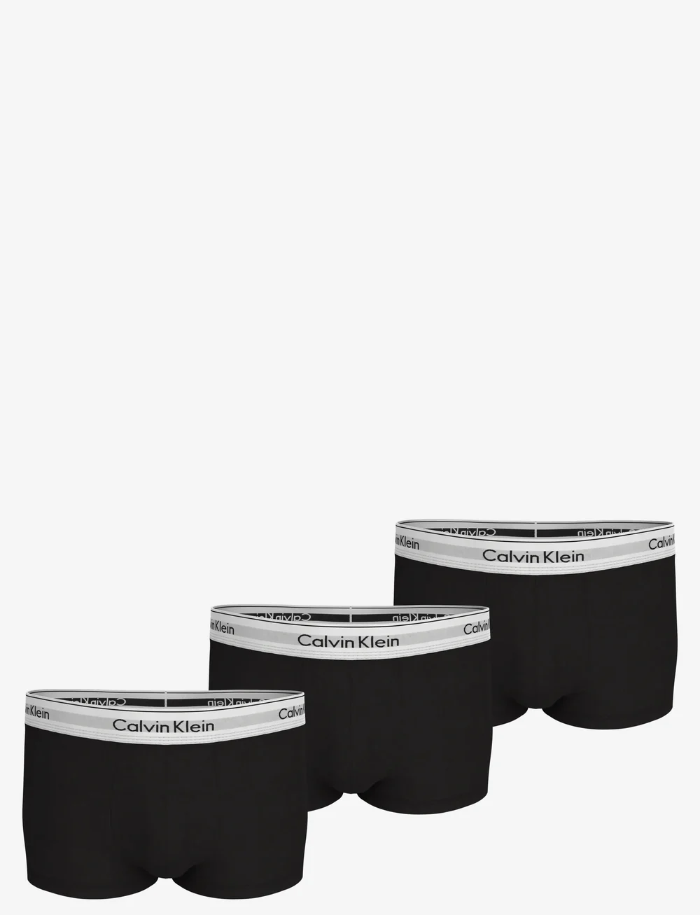 Calvin Klein - LOW RISE TRUNK 3PK - multipack underbukser - black black black - 0