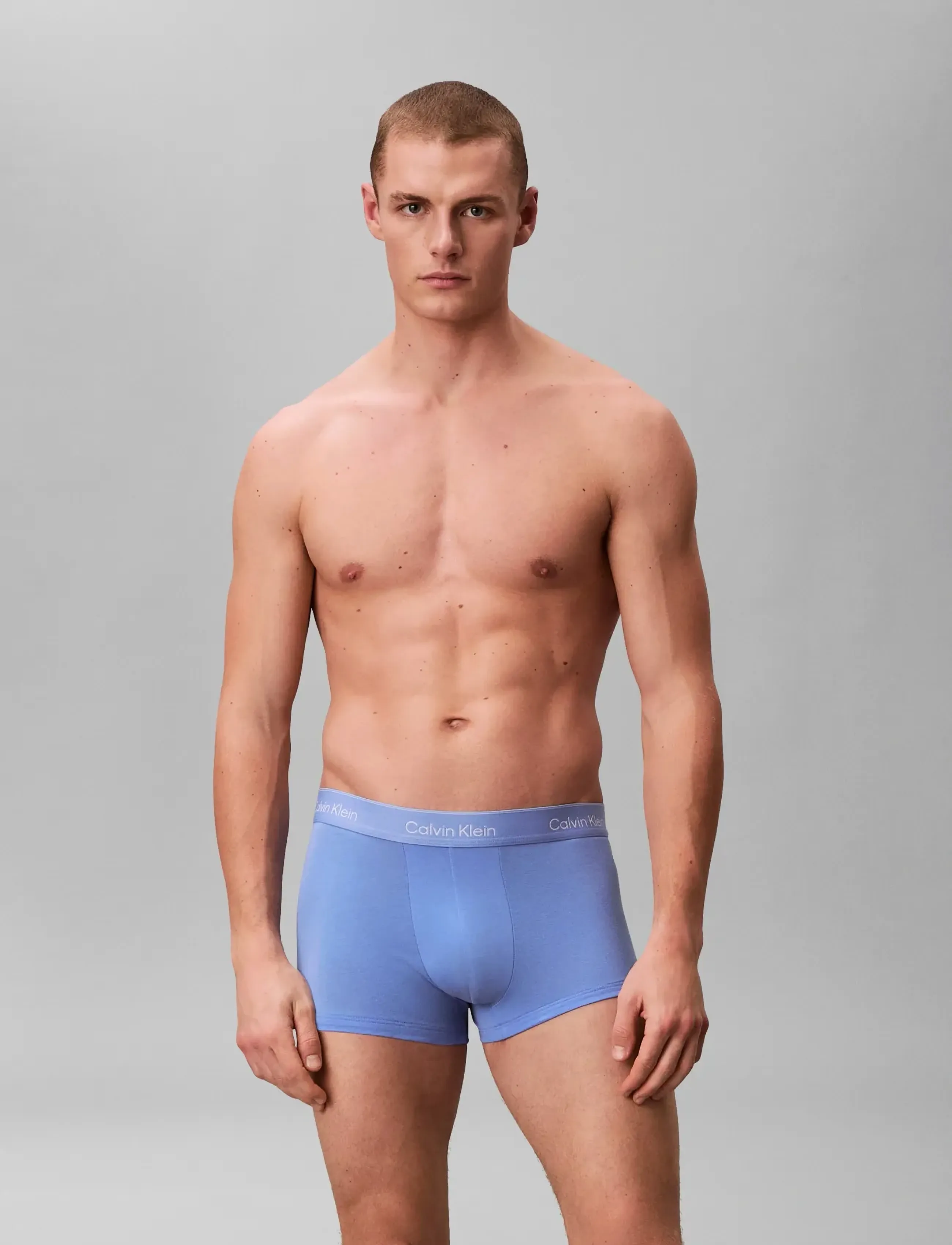 Calvin Klein Low Rise Trunk 3Pk, Mænd, Lavtaljet Trunk, Multi/mønstret, Str: XL