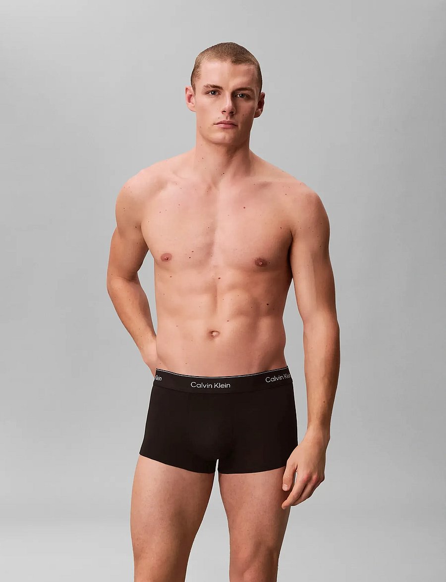 Calvin Klein - LOW RISE TRUNK 3PK - multipack underpants - black w dtm wb - 2