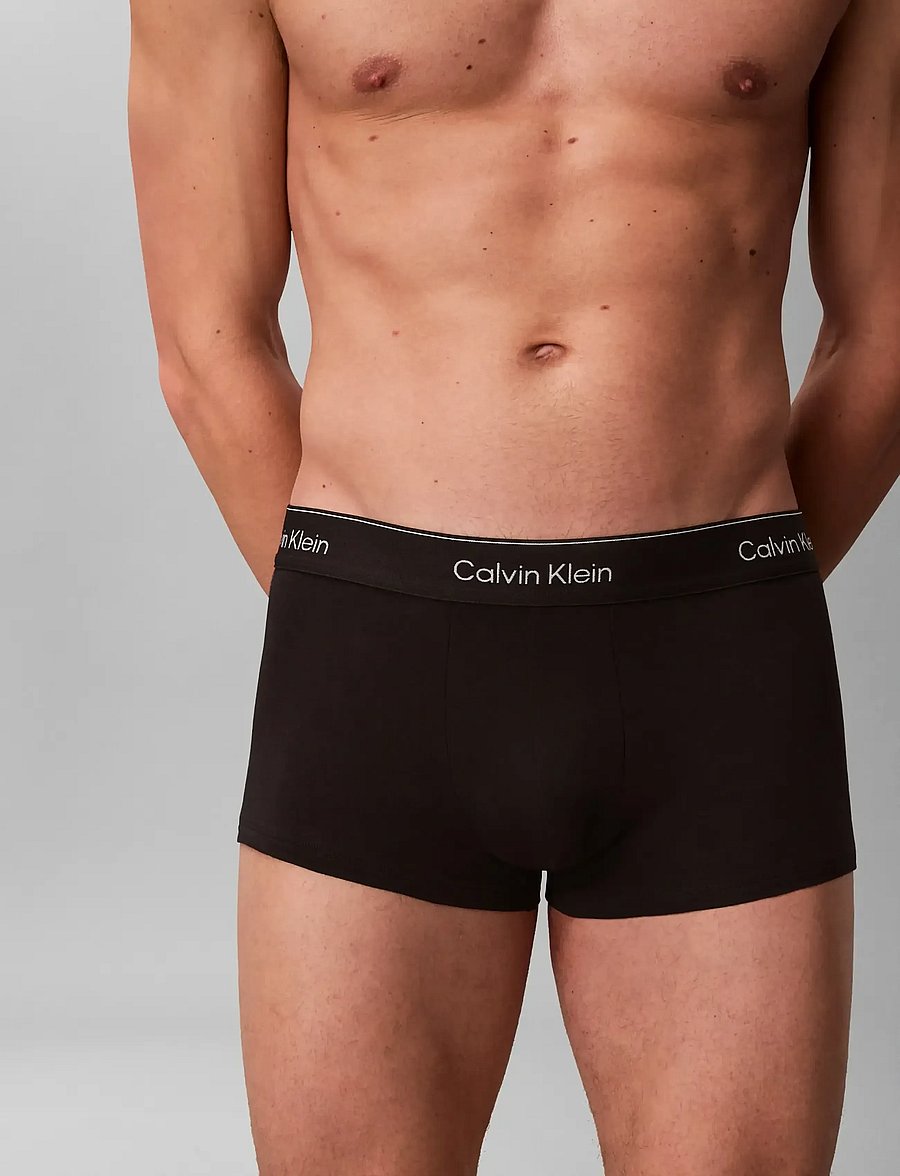 Calvin Klein - LOW RISE TRUNK 3PK - multipack underpants - black w dtm wb - 4