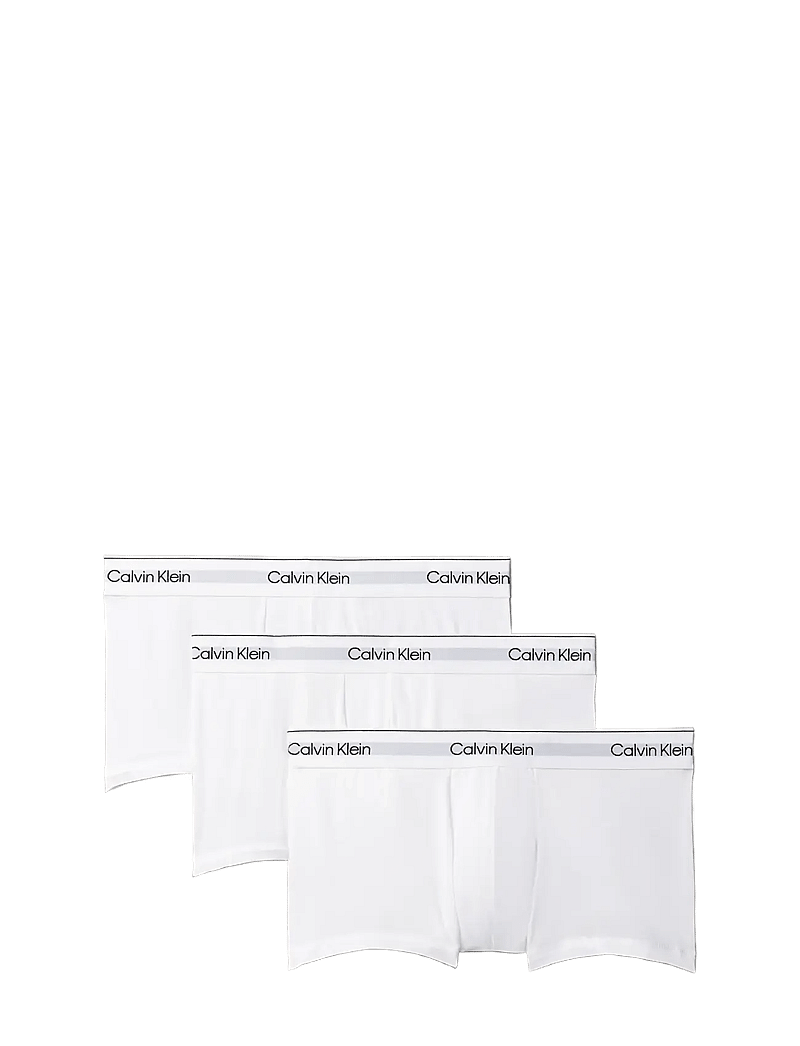 Calvin Klein - LOW RISE TRUNK 3PK - aluspükste mitmikpakk - white white white - 0