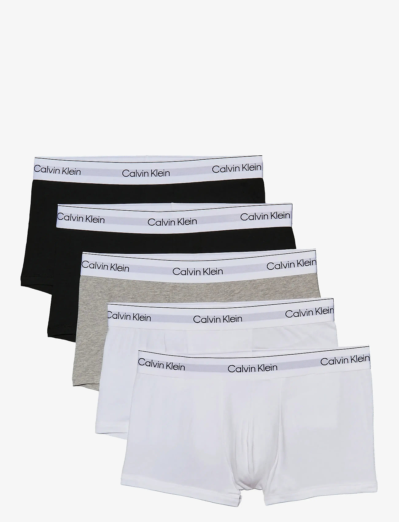 Calvin Klein - LOW RISE TRUNK 5PK - unterhosen im multipack - black w  white wb white black w  wh - 1