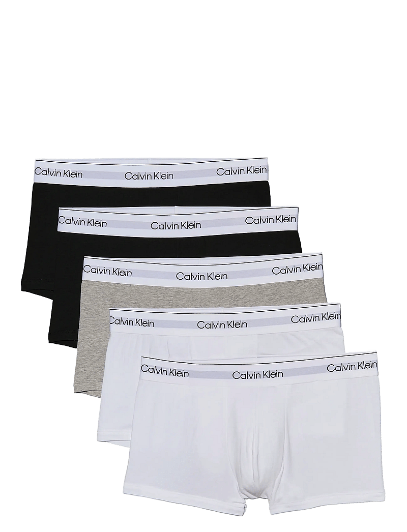 Calvin Klein - LOW RISE TRUNK 5PK - unterhosen im multipack - black w white wb white black w wh - 1