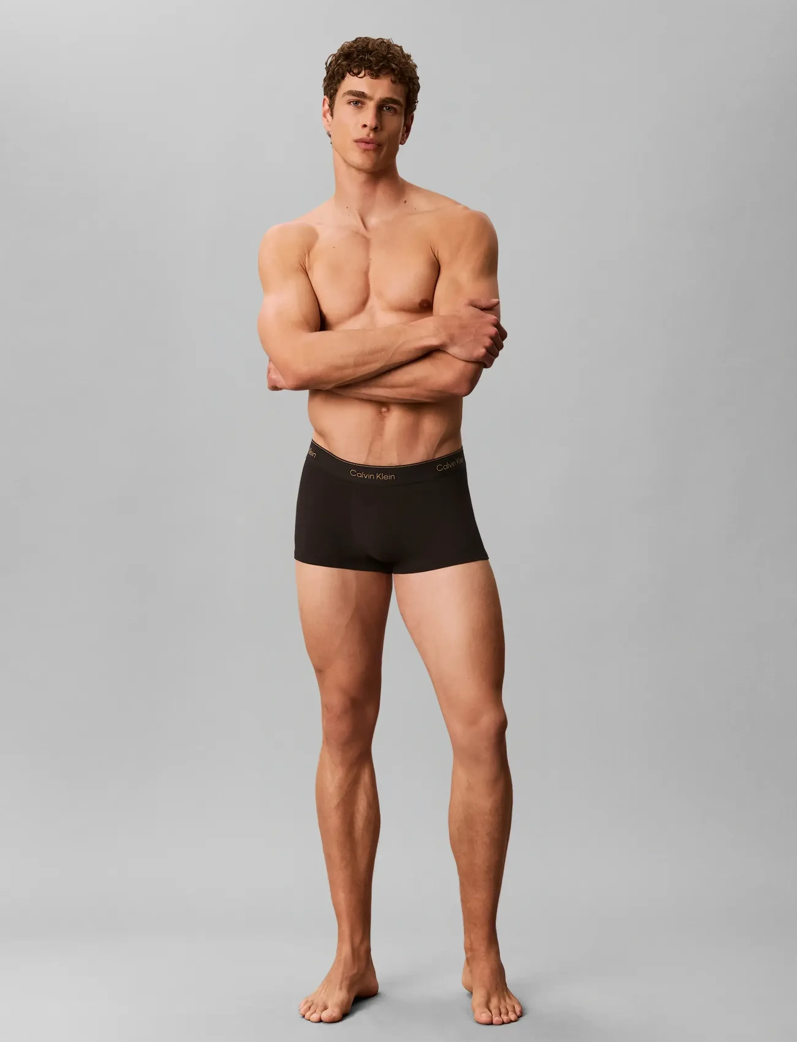Calvin Klein - LOW RISE TRUNK 5PK - multipack kalsonger - black bodies w  biscotti establishe - 5