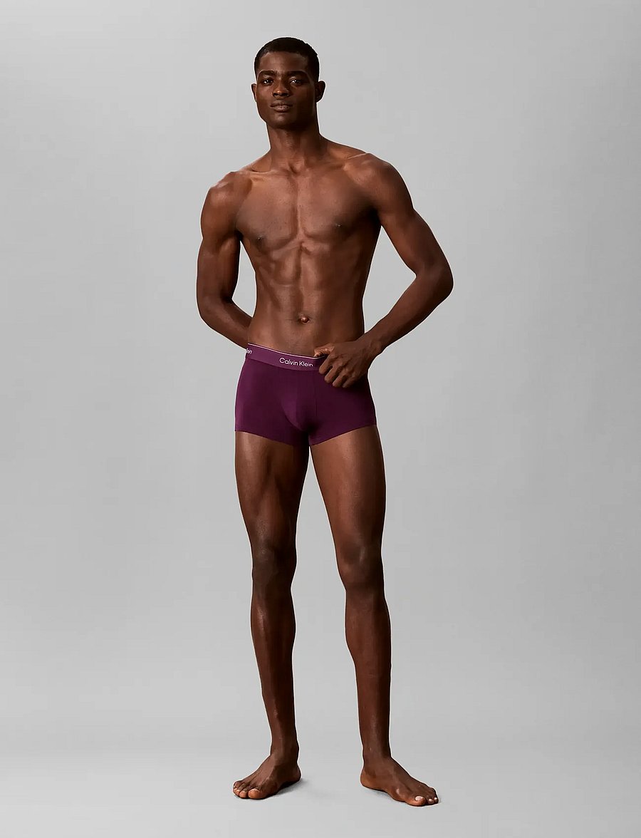 Calvin Klein - LOW RISE TRUNK 5PK - multipakk aluspüksid - black harbor mist dark purple dark - 0