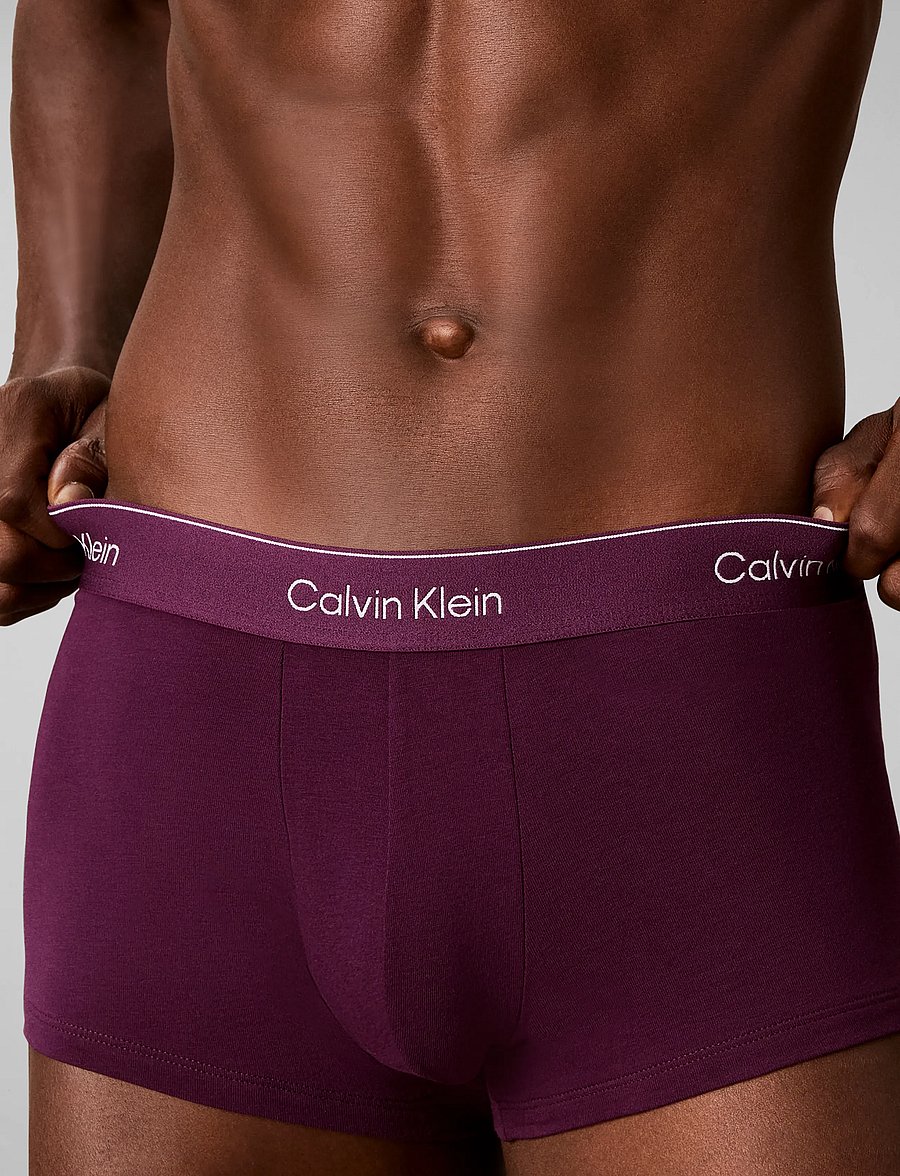Calvin Klein - LOW RISE TRUNK 5PK - unterhosen im multipack - black harbor mist dark purple dark - 2
