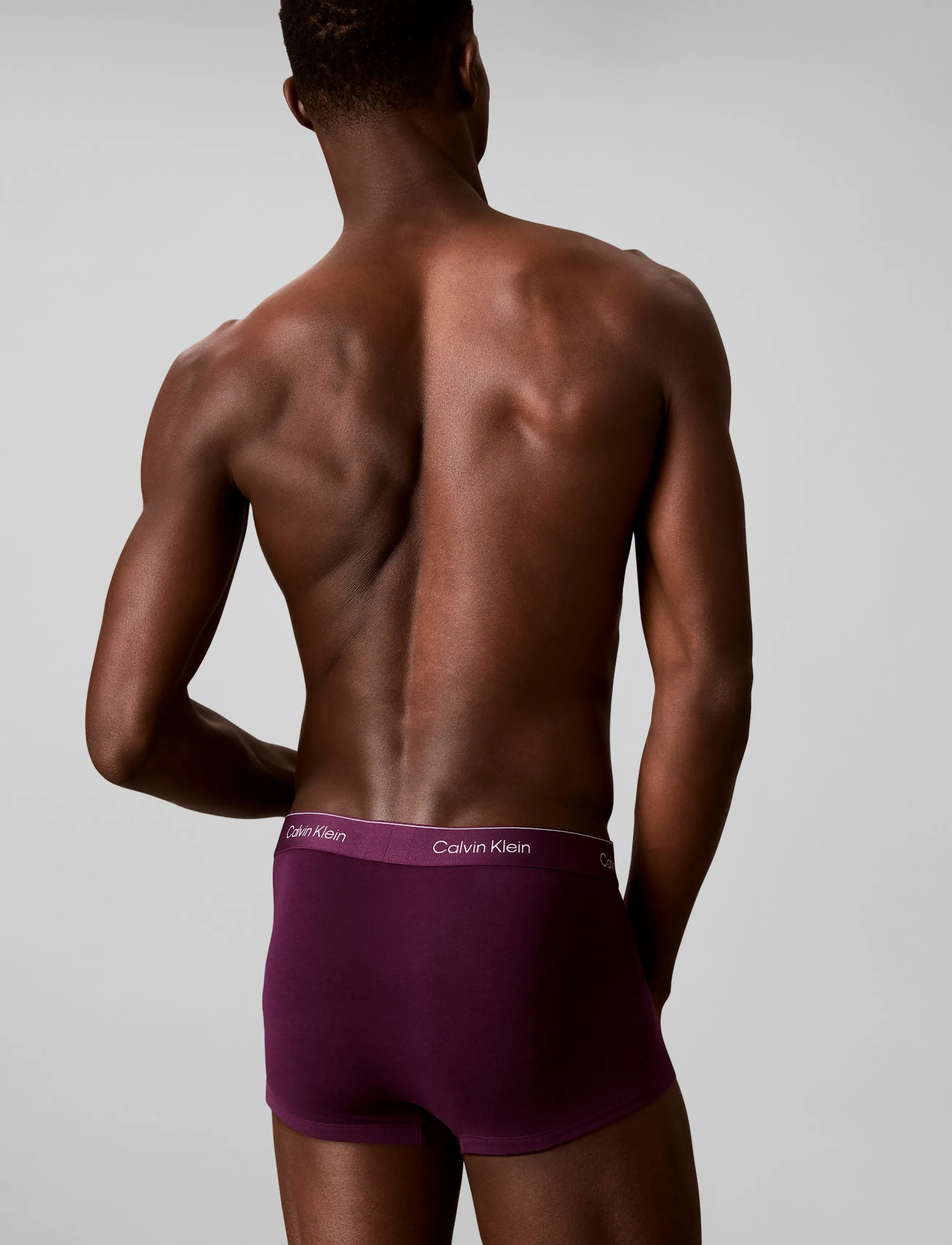 Calvin Klein - LOW RISE TRUNK 5PK - unterhosen im multipack - black harbor mist dark purple dark - 3