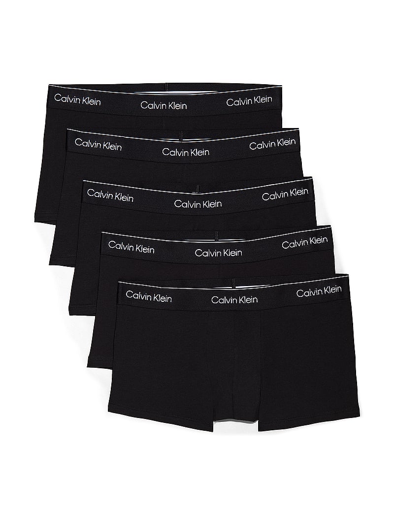 Calvin Klein - LOW RISE TRUNK 5PK - apatinių komplektas - black w black wb - 1