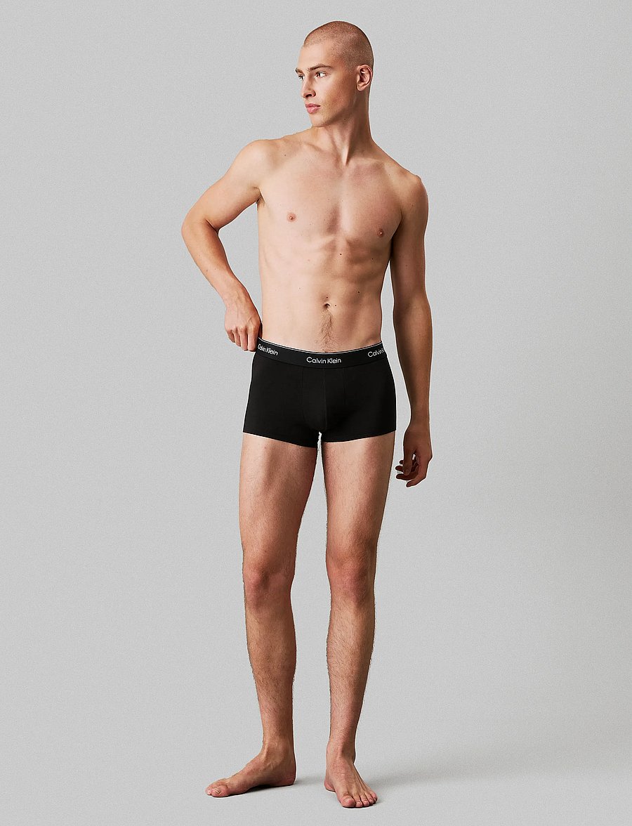 Calvin Klein - LOW RISE TRUNK 5PK - unterhosen im multipack - black w black wb - 0
