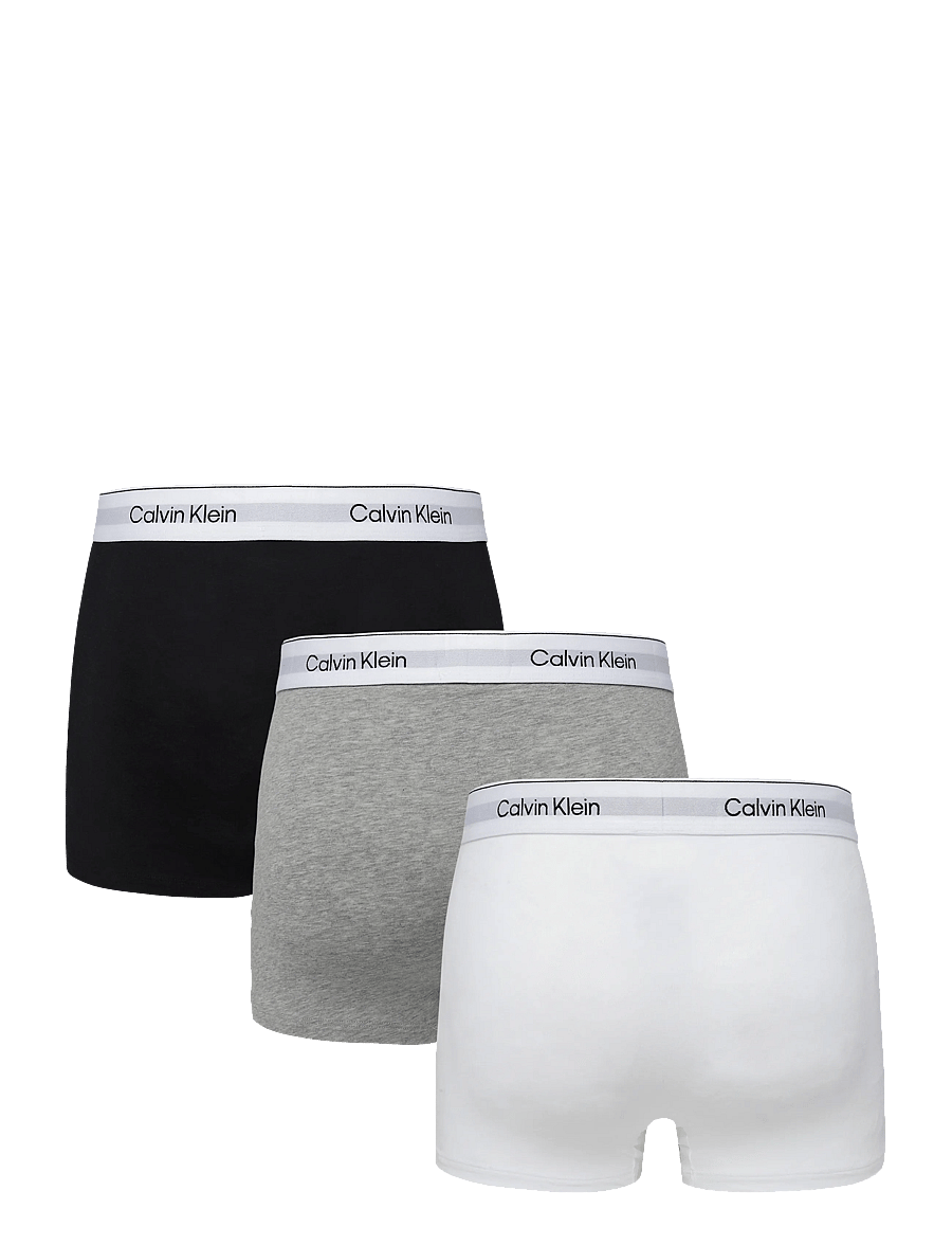 Calvin Klein - TRUNK 3PK - multipack underpants - grey heather white black - 2