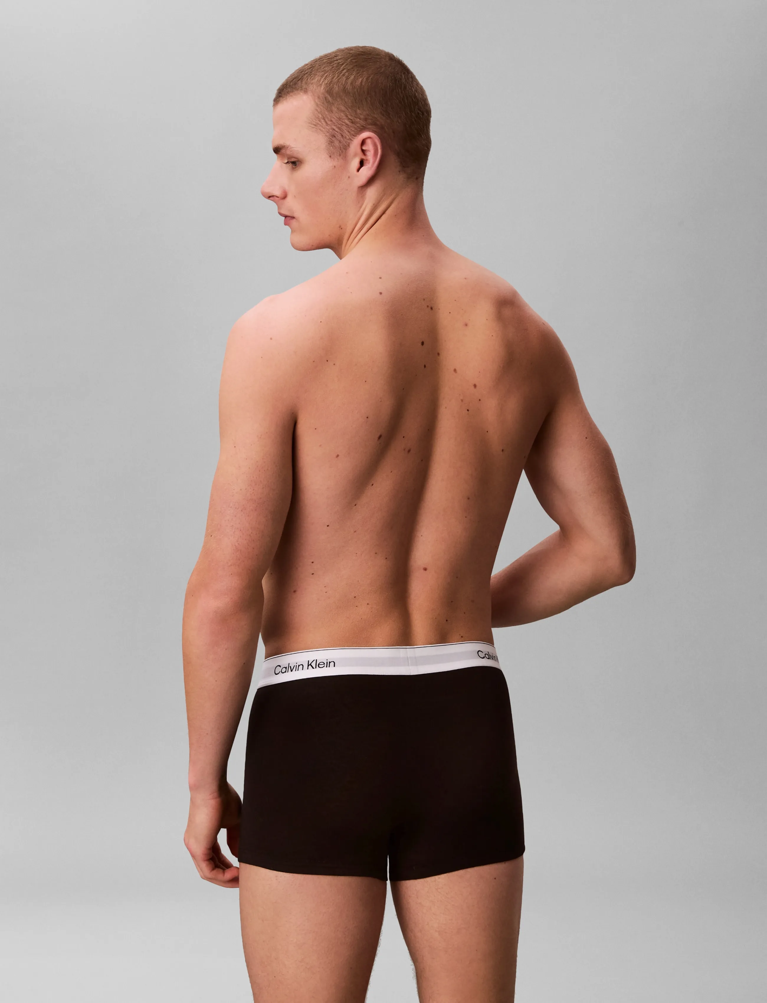 Calvin Klein - TRUNK 3PK - aluspükste mitmikpakk - grey heather white black - 3
