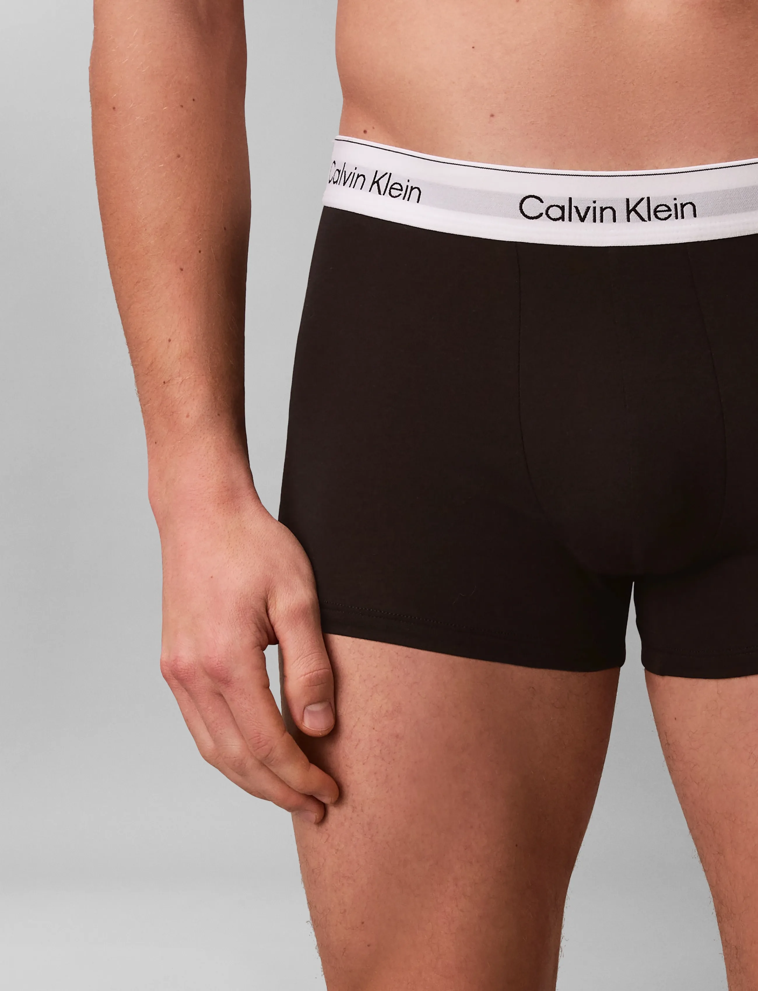 Calvin Klein - TRUNK 3PK - aluspükste mitmikpakk - grey heather white black - 4