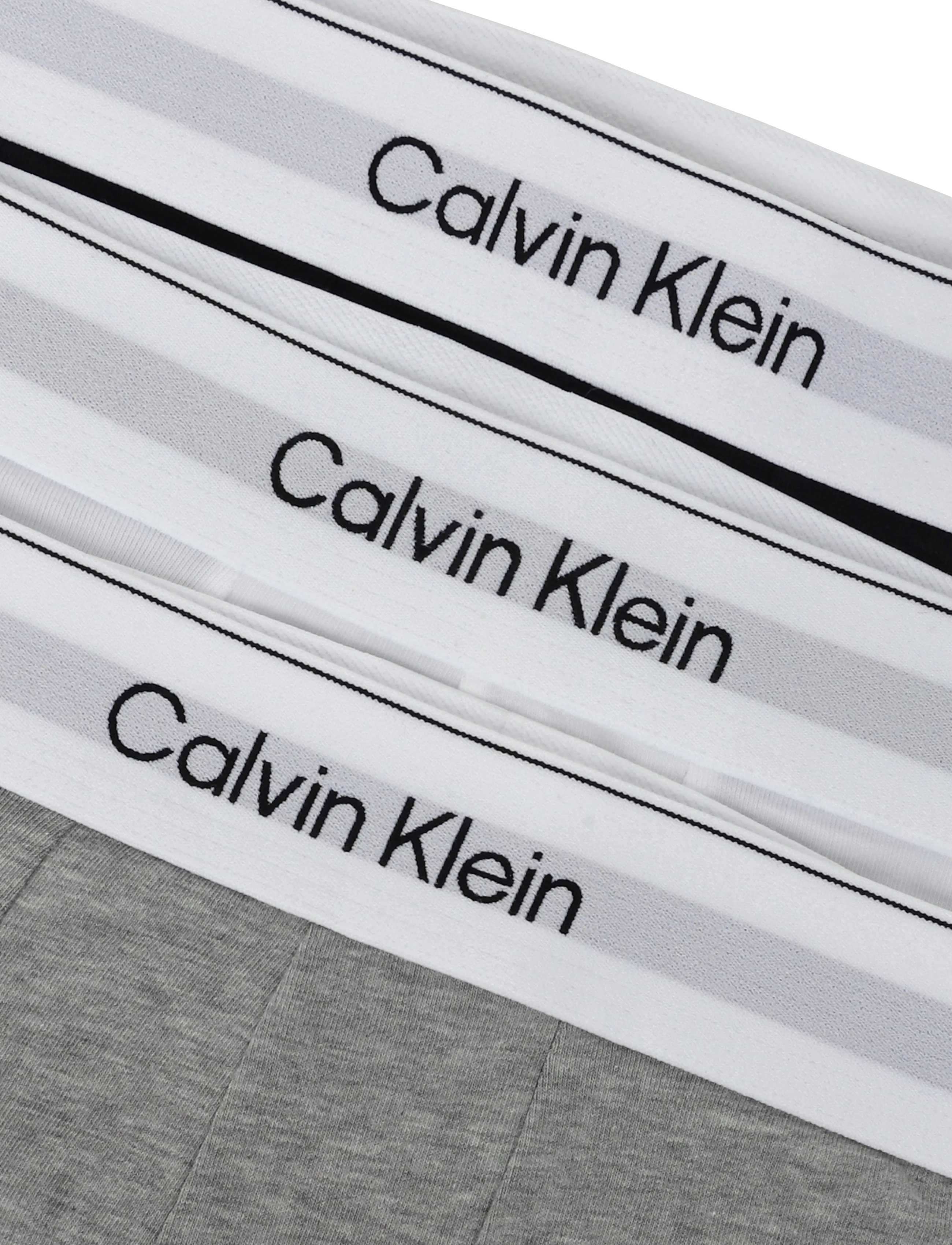 Calvin Klein - TRUNK 3PK - premium styles - grey heather white black - 5
