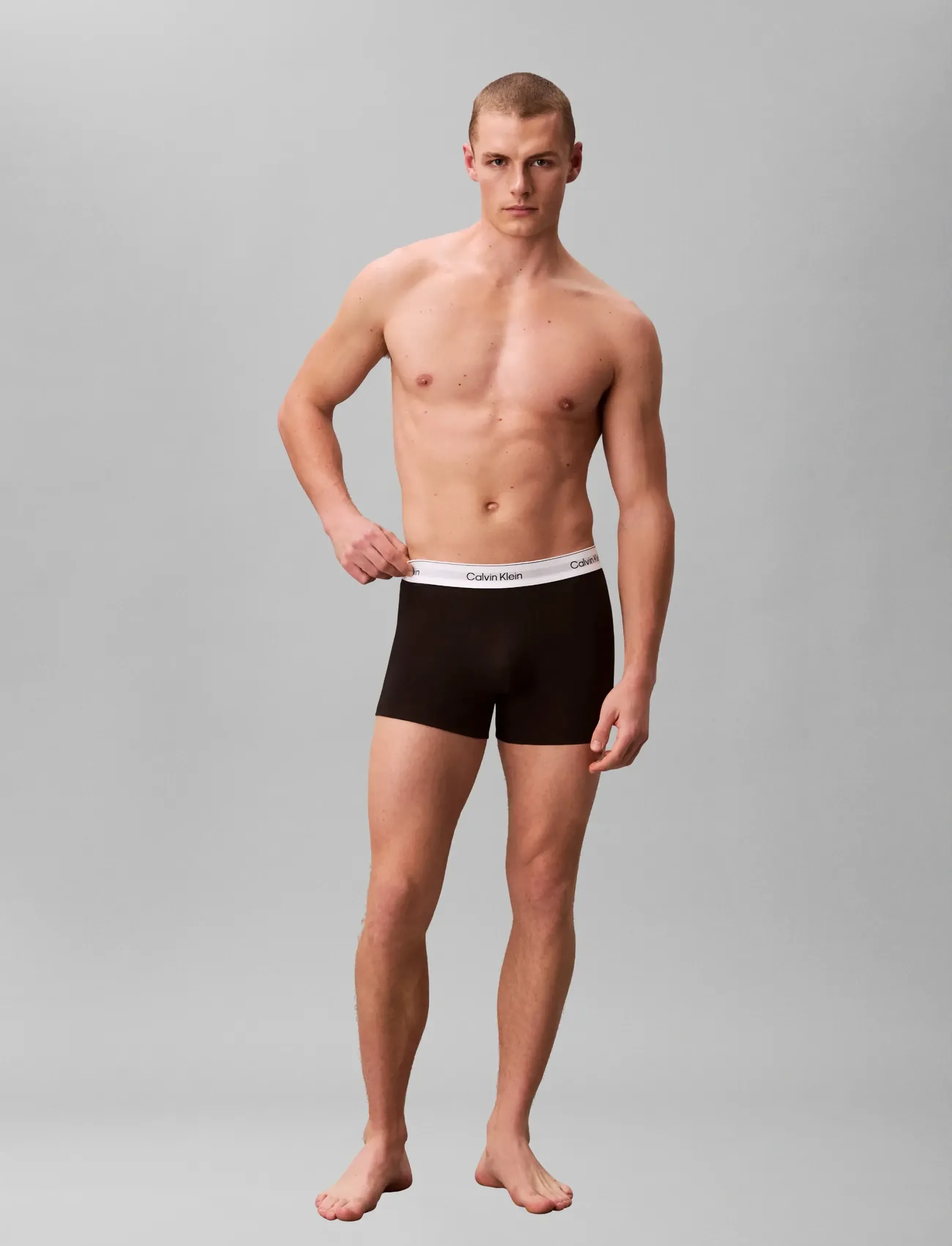 Calvin Klein - TRUNK 3PK - bokserki - black black black - 3
