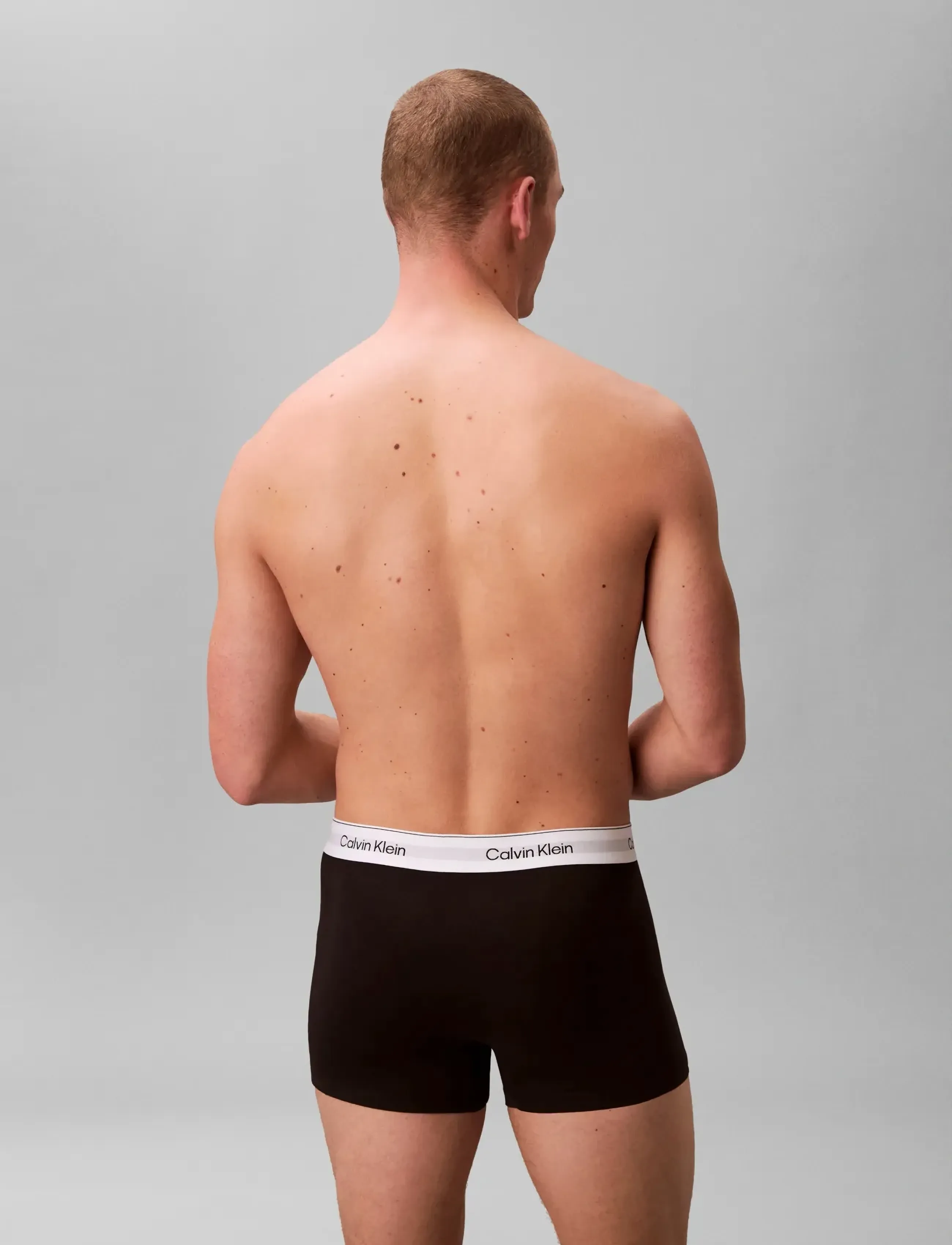 Calvin Klein - TRUNK 3PK - bokserki - black black black - 4