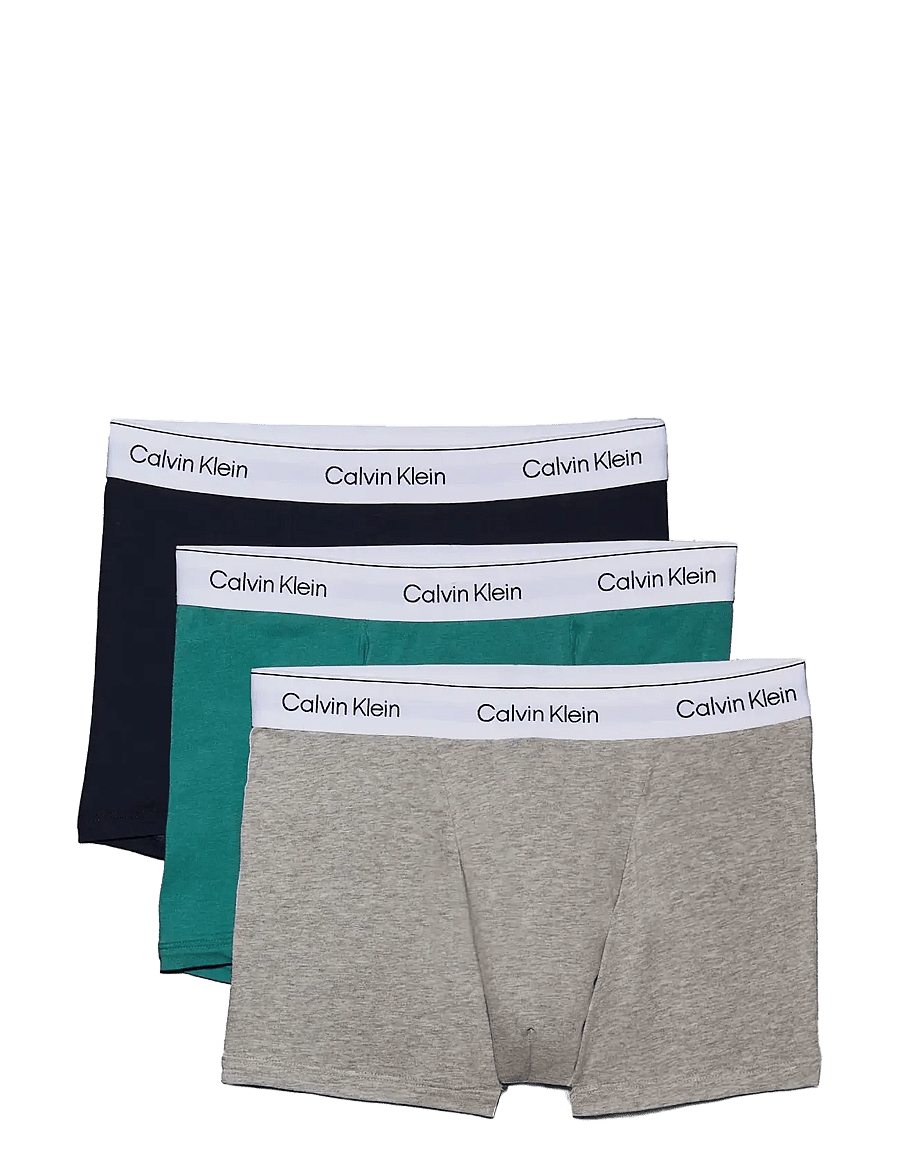 Calvin Klein - TRUNK 3PK - aluspükste mitmikpakk - black glacier blue bell - 1