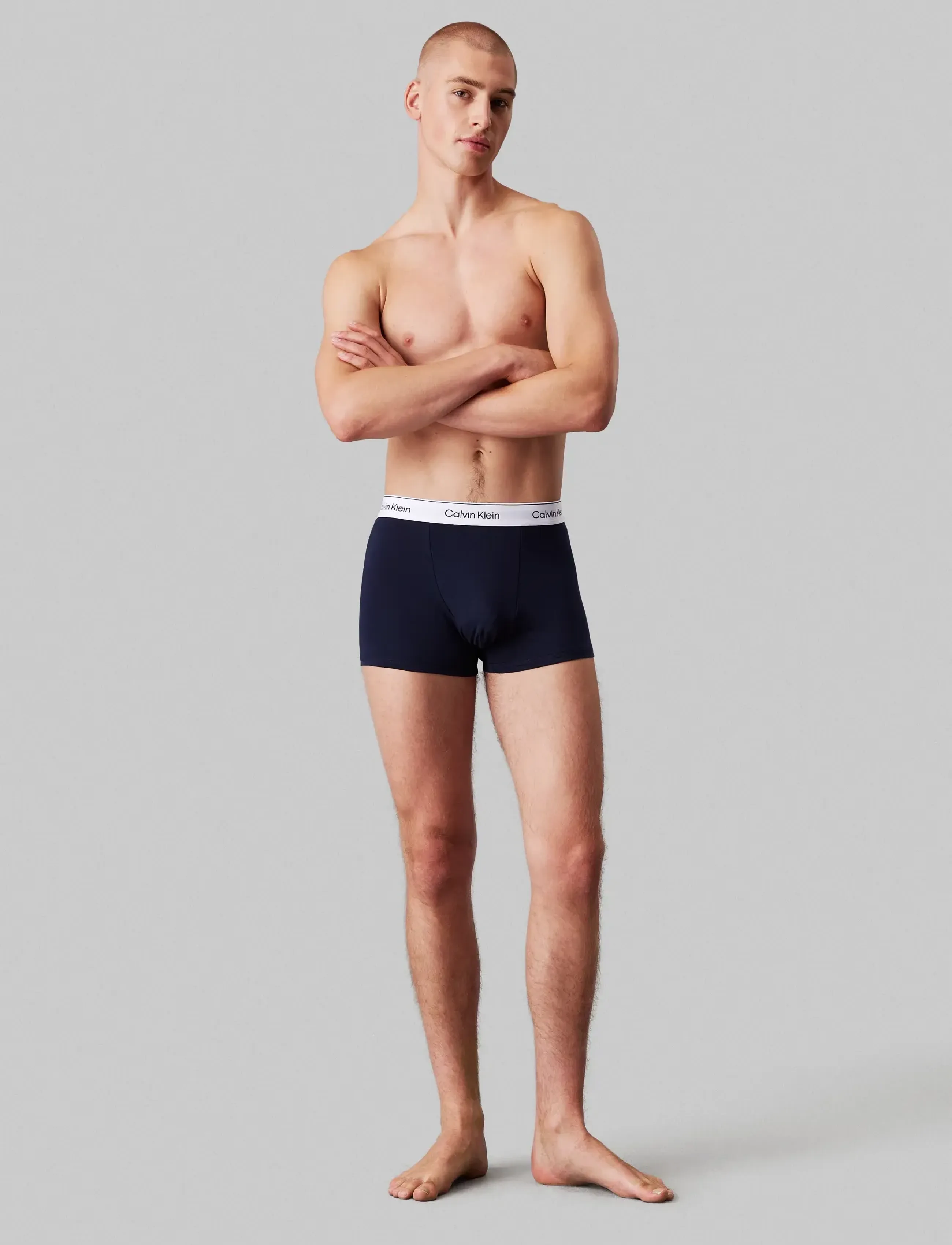 Calvin Klein - TRUNK 3PK - premium styles - black glacier blue bell - 4
