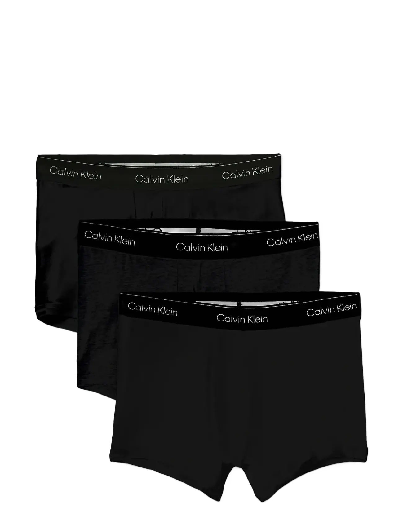 Calvin Klein TRUNK 3PK - Bielizna - BLACK W  DTM WB / black