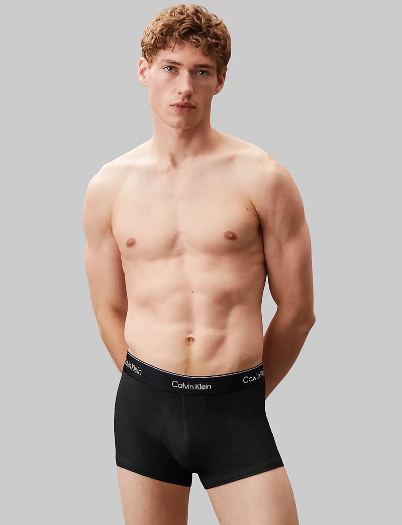 Calvin Klein - TRUNK 3PK - multipack kalsonger - black w dtm wb - 0