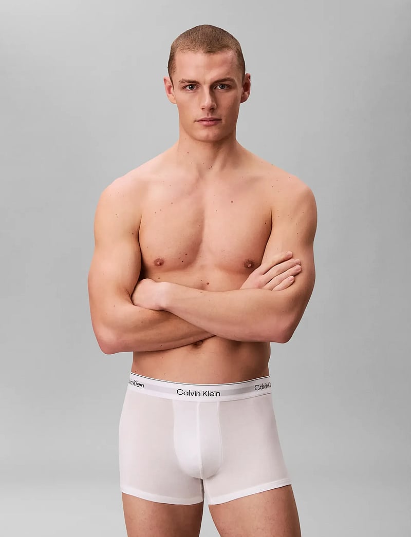 Calvin Klein - TRUNK 3PK - multipack underbukser - white white white - 2