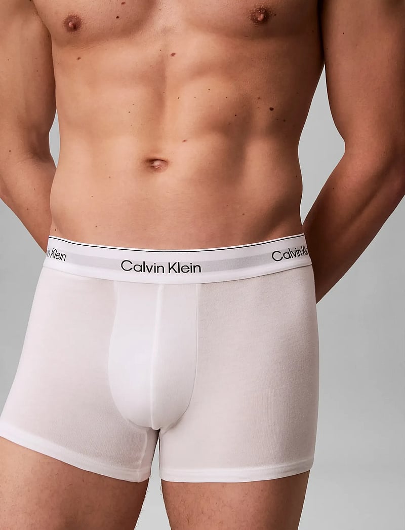 Calvin Klein - TRUNK 3PK - multipack underbukser - white white white - 4