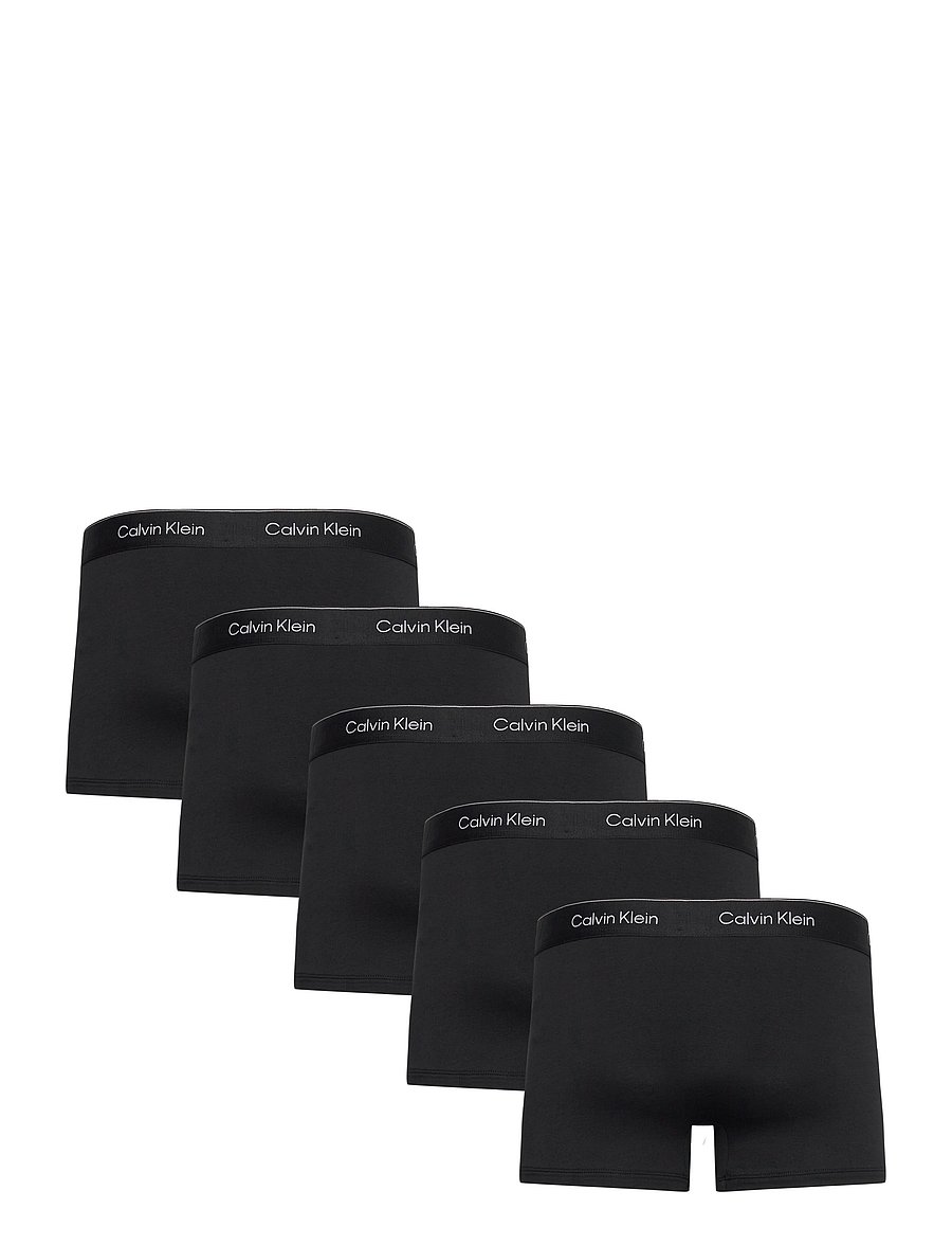 Calvin Klein - TRUNK 5PK - multipakk aluspüksid - black w dtm wb - 5
