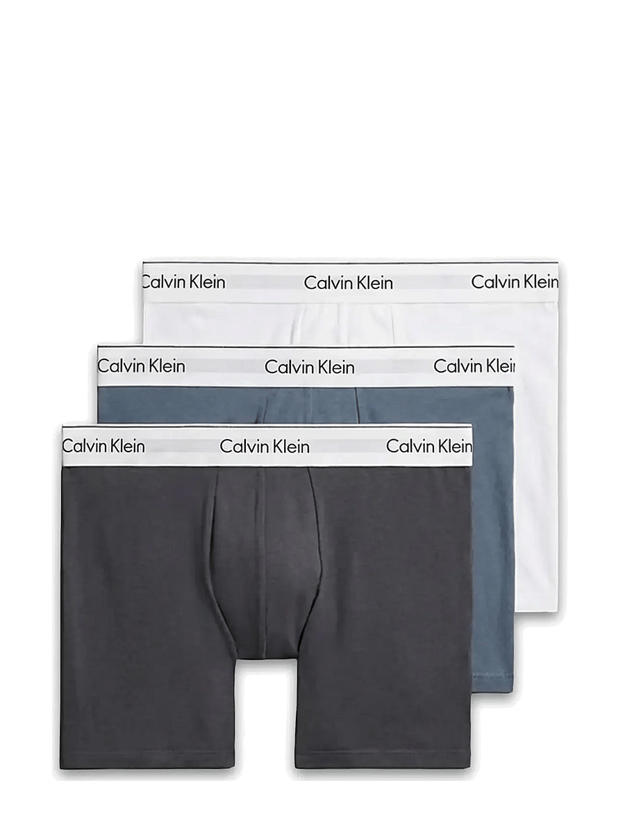 Calvin Klein - BOXER BRIEF 3PK - multipack underbukser - white blue tulip turbulence - 1