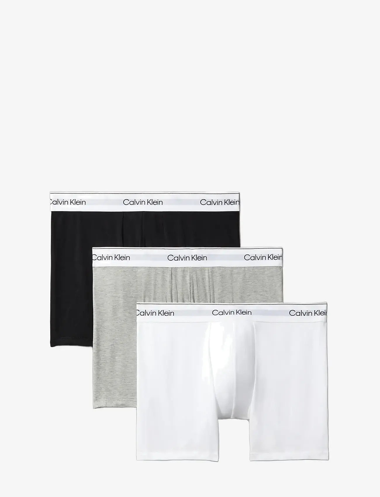 Calvin Klein - BOXER BRIEF 3PK - alushousut monipakkauksessa - grey heather white black - 1