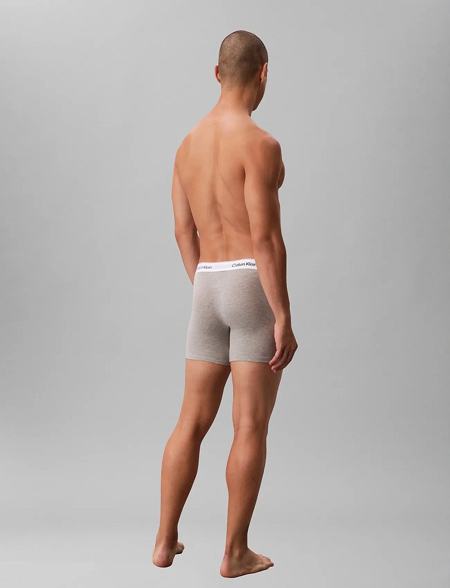 Calvin Klein - BOXER BRIEF 3PK - multipack underpants - grey heather white black - 3