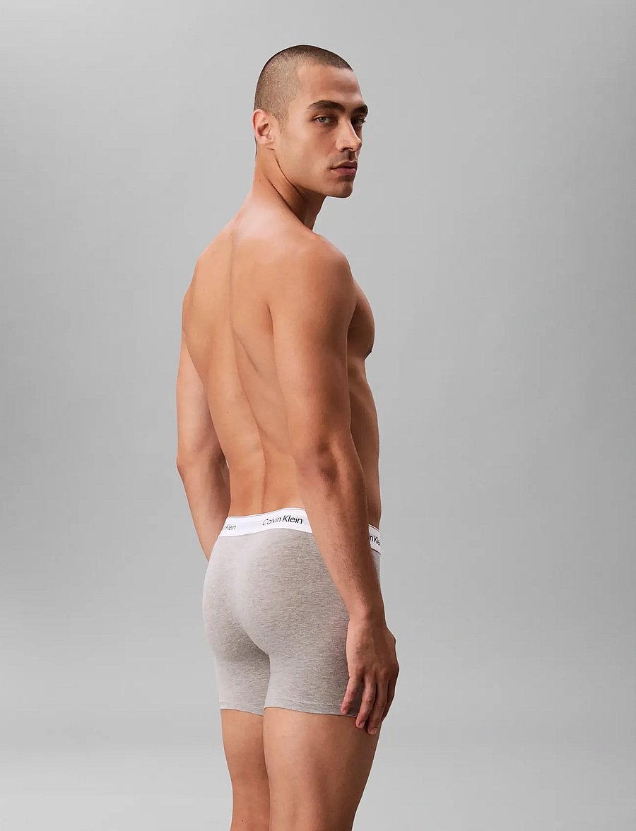 Calvin Klein - BOXER BRIEF 3PK - multipack underpants - grey heather white black - 5