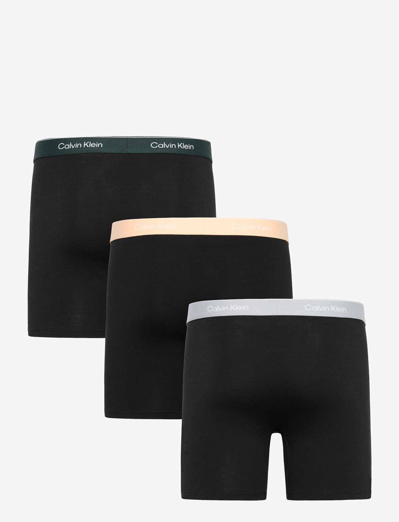 Calvin Klein - BOXER BRIEF 3PK - multipack underbukser - black w  darkest spruce wb  black w - 1