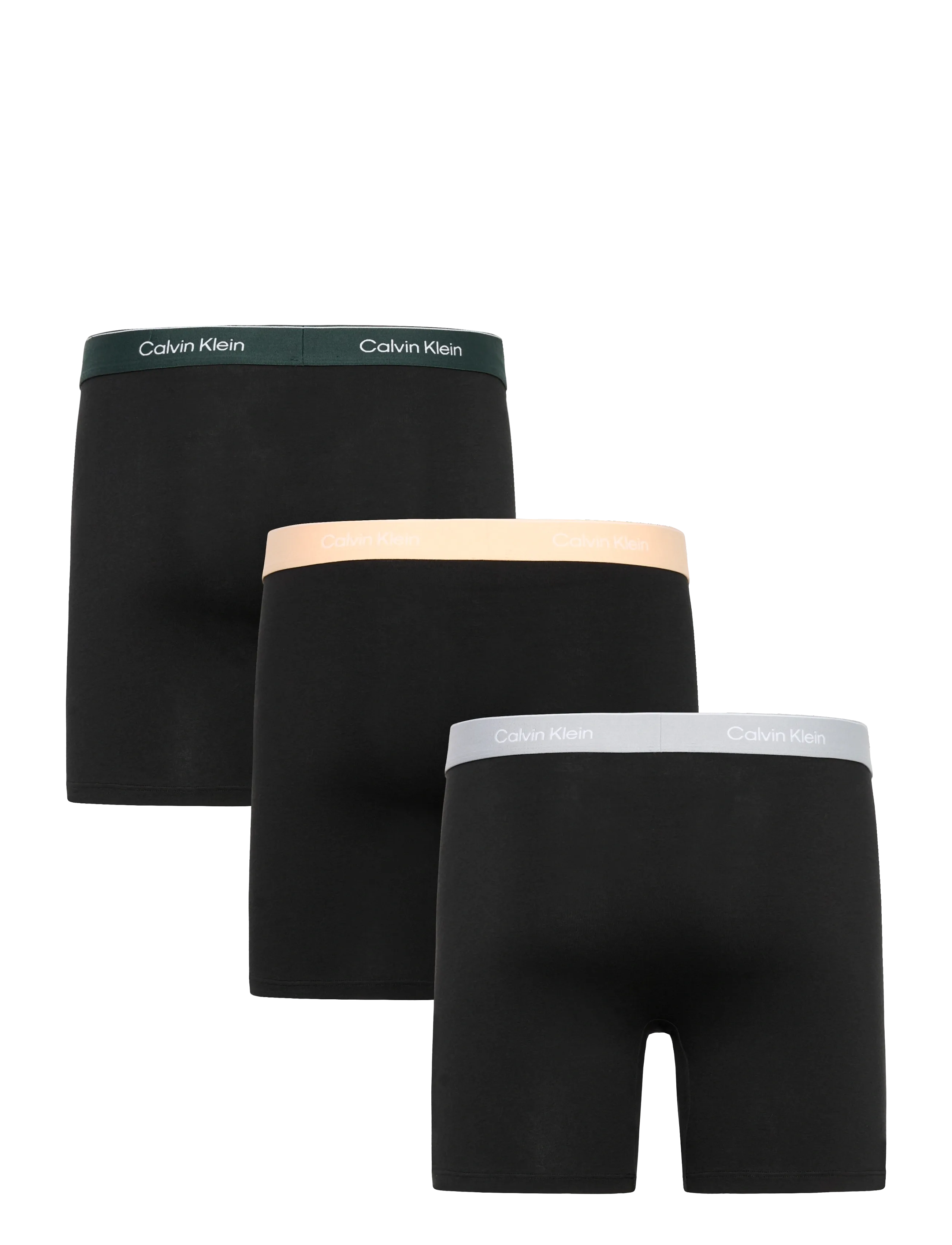 Calvin Klein - BOXER BRIEF 3PK - boxerkalsonger - black w darkest spruce wb black w - 1
