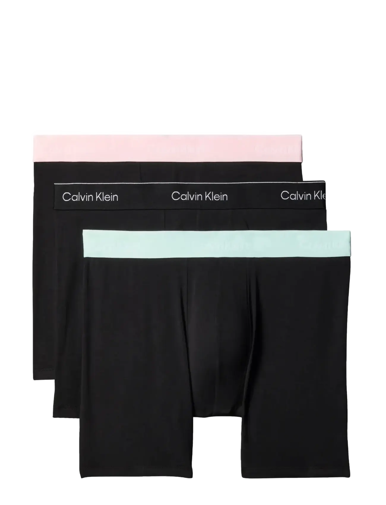 Calvin Klein BOXER BRIEF 3PK - Underbukser - BLACK W  BLACK WB BLACK W  FEEL THE / black