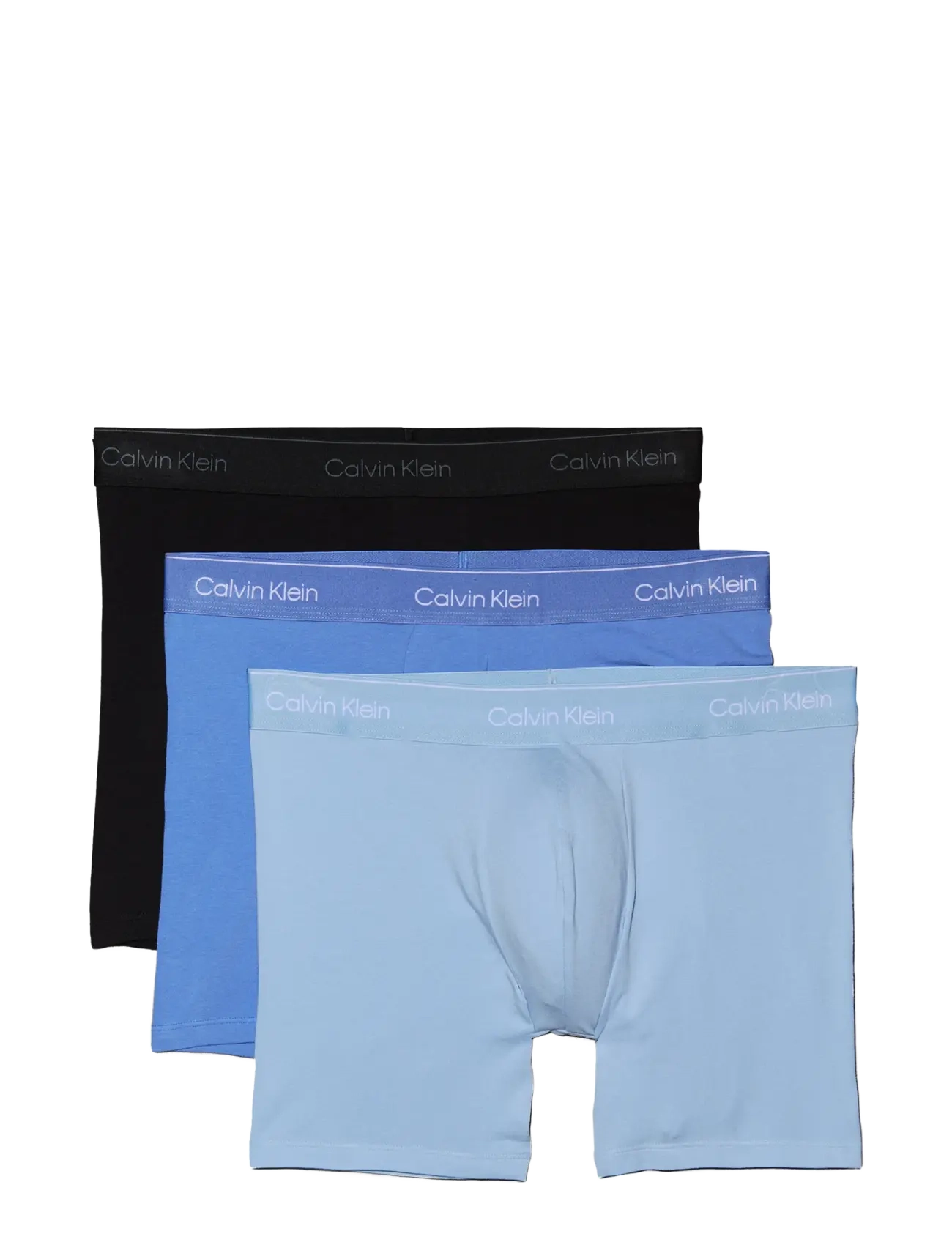 Calvin Klein BOXER BRIEF 3PK - Bielizna - BLACK, GLACIER, BLUE BELL W  DTM WB / multi