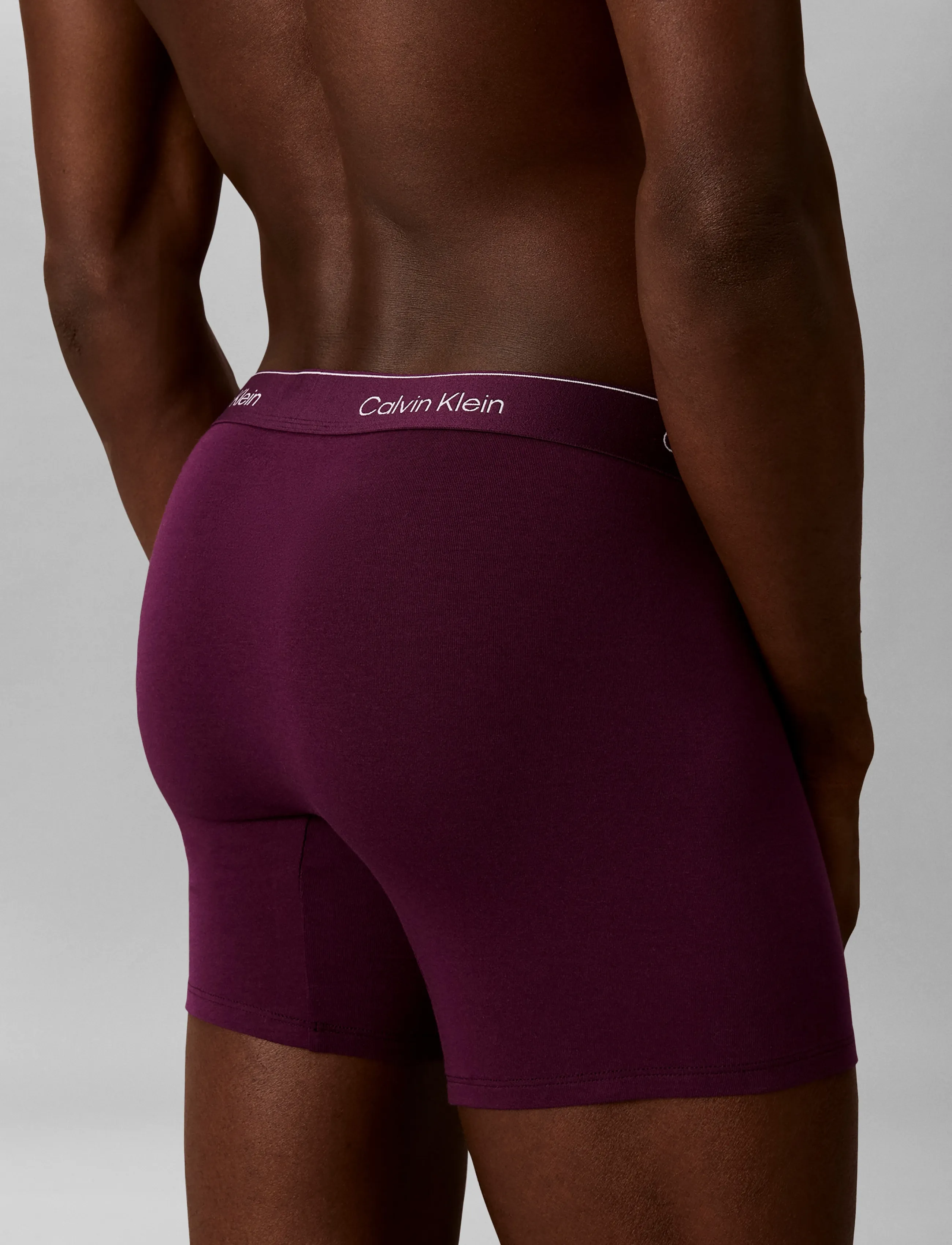 Calvin Klein - BOXER BRIEF 3PK - multipack underbukser - black harbor mist dark purple w  dt - 3