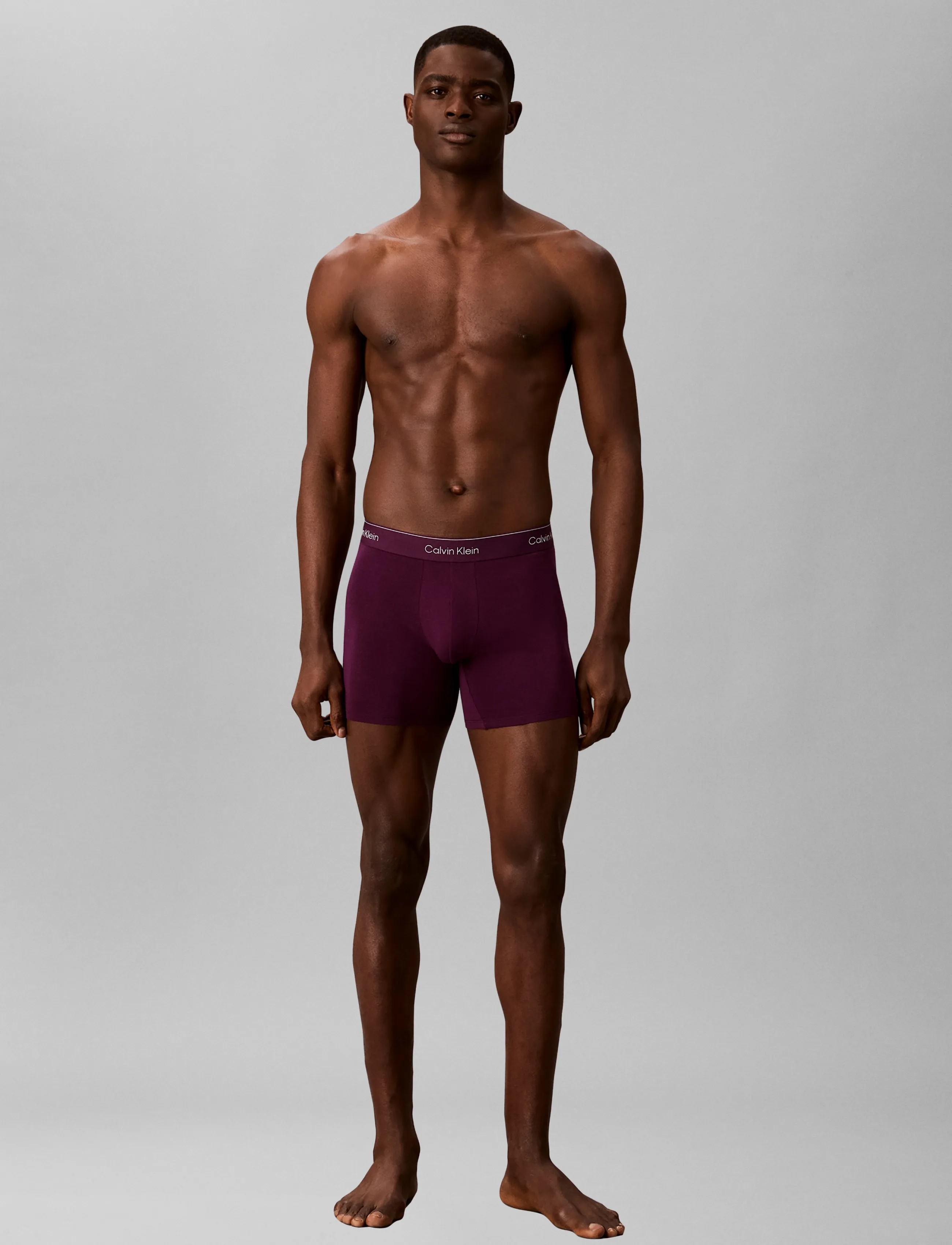 Calvin Klein - BOXER BRIEF 3PK - multipack underbukser - black harbor mist dark purple w  dt - 5