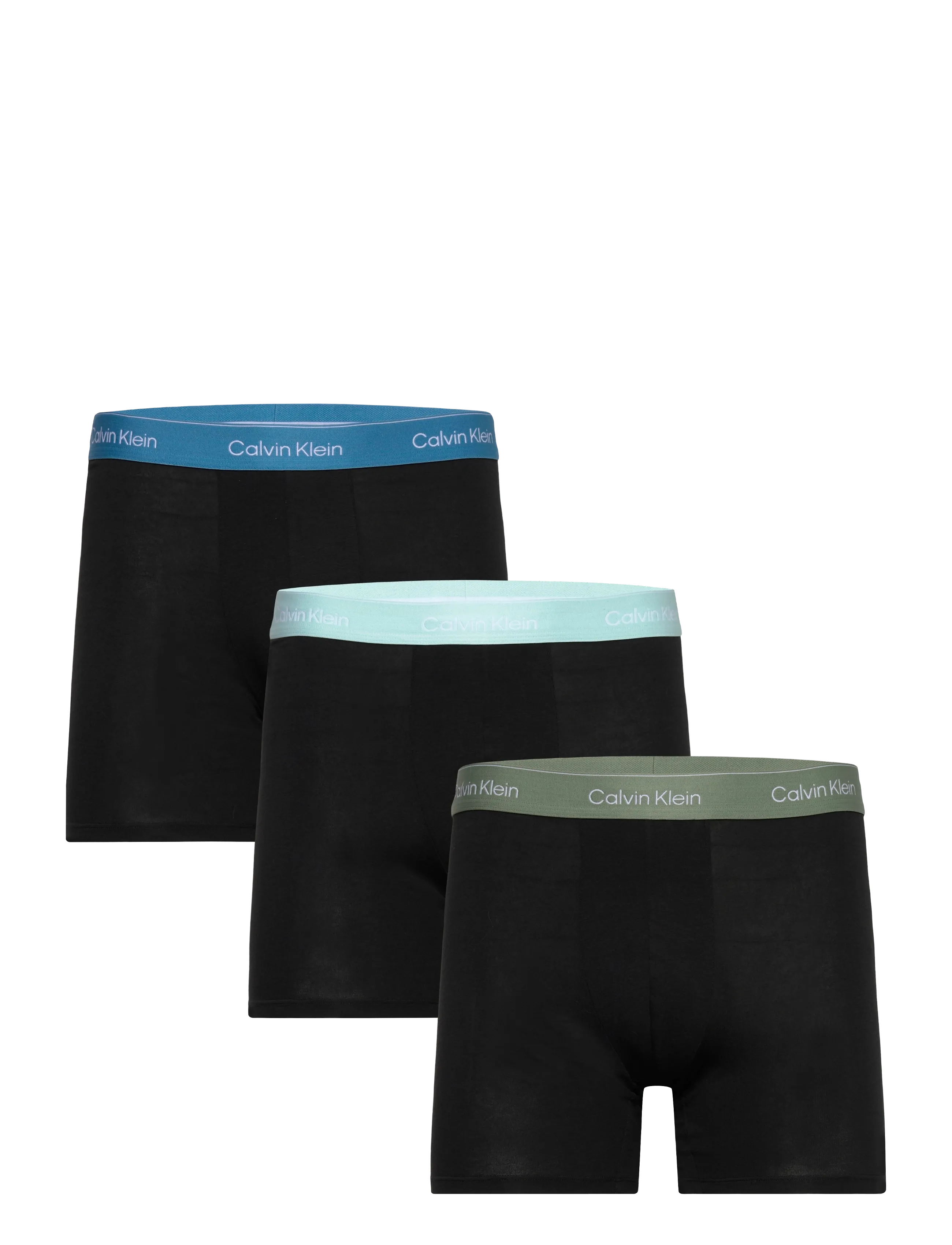 Calvin Klein BOXER BRIEF 3PK - Erbjudanden - BLACK BODIES W  SEA SPRAY NIAGARA M / black
