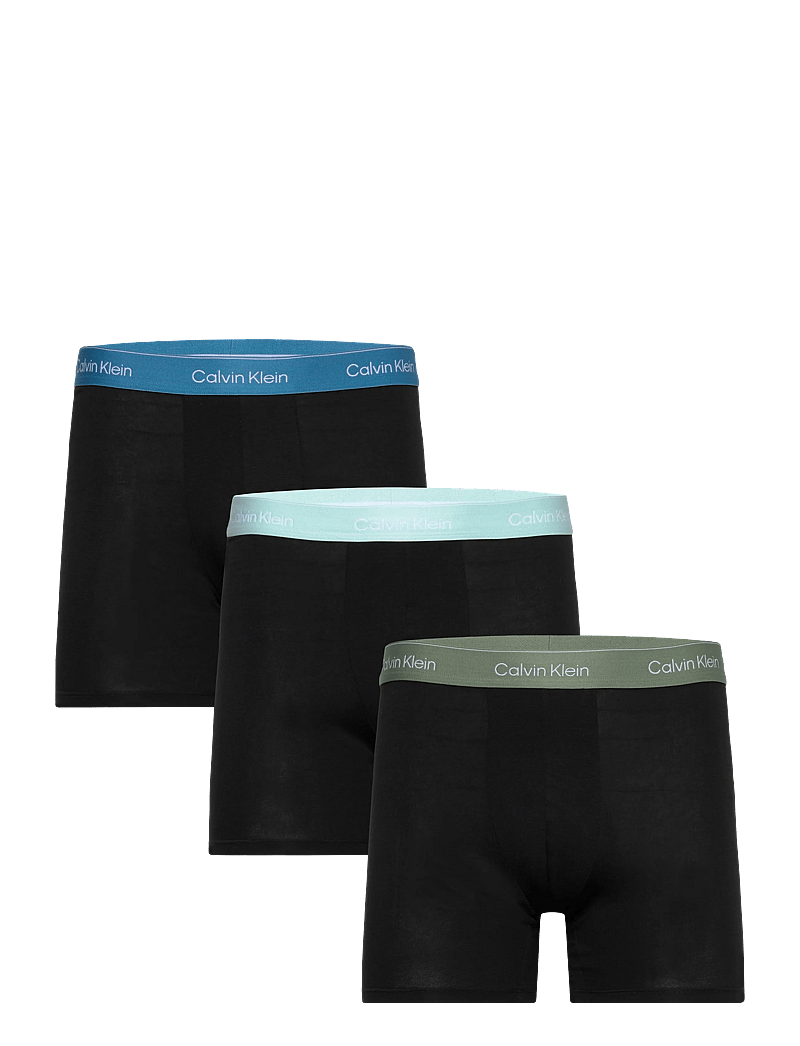 Calvin Klein - BOXER BRIEF 3PK - apatinių komplektas - black bodies w sea spray niagara m - 0