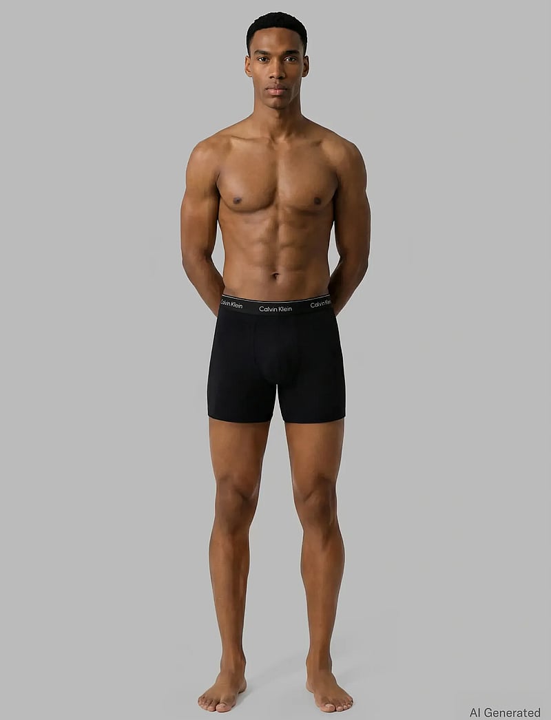 Calvin Klein - BOXER BRIEF 3PK - apatinių komplektas - black bodies w sea spray niagara m - 2