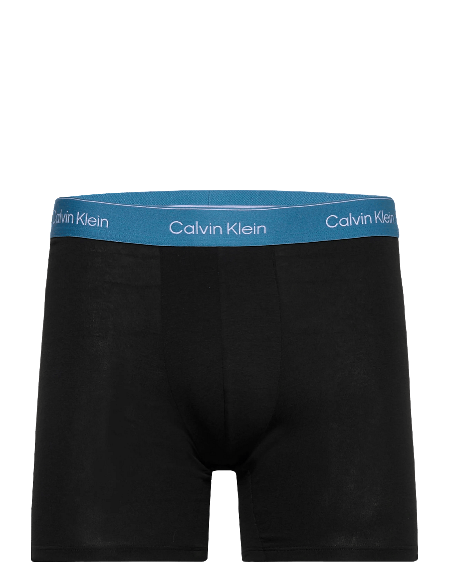 Calvin Klein - BOXER BRIEF 3PK - unterhosen im multipack - black bodies w sea spray niagara m - 4