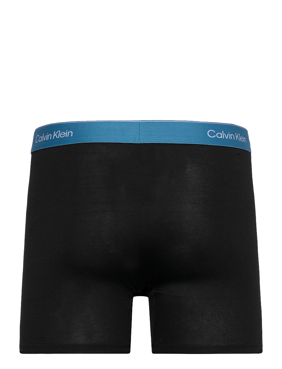 Calvin Klein - BOXER BRIEF 3PK - unterhosen im multipack - black bodies w sea spray niagara m - 5