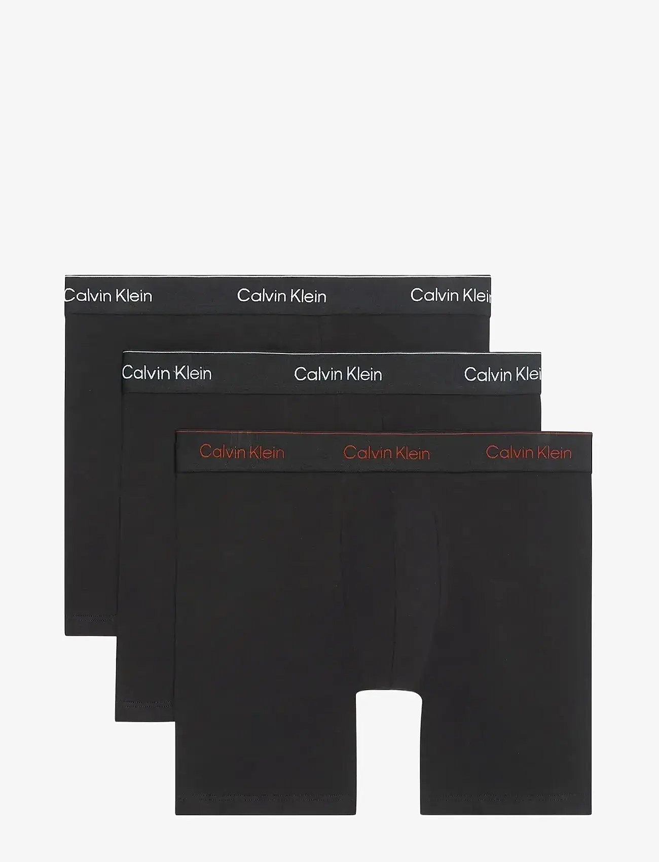 Calvin Klein - BOXER BRIEF 3PK - multipack kalsonger - black w  chalk logo black w  currie - 0