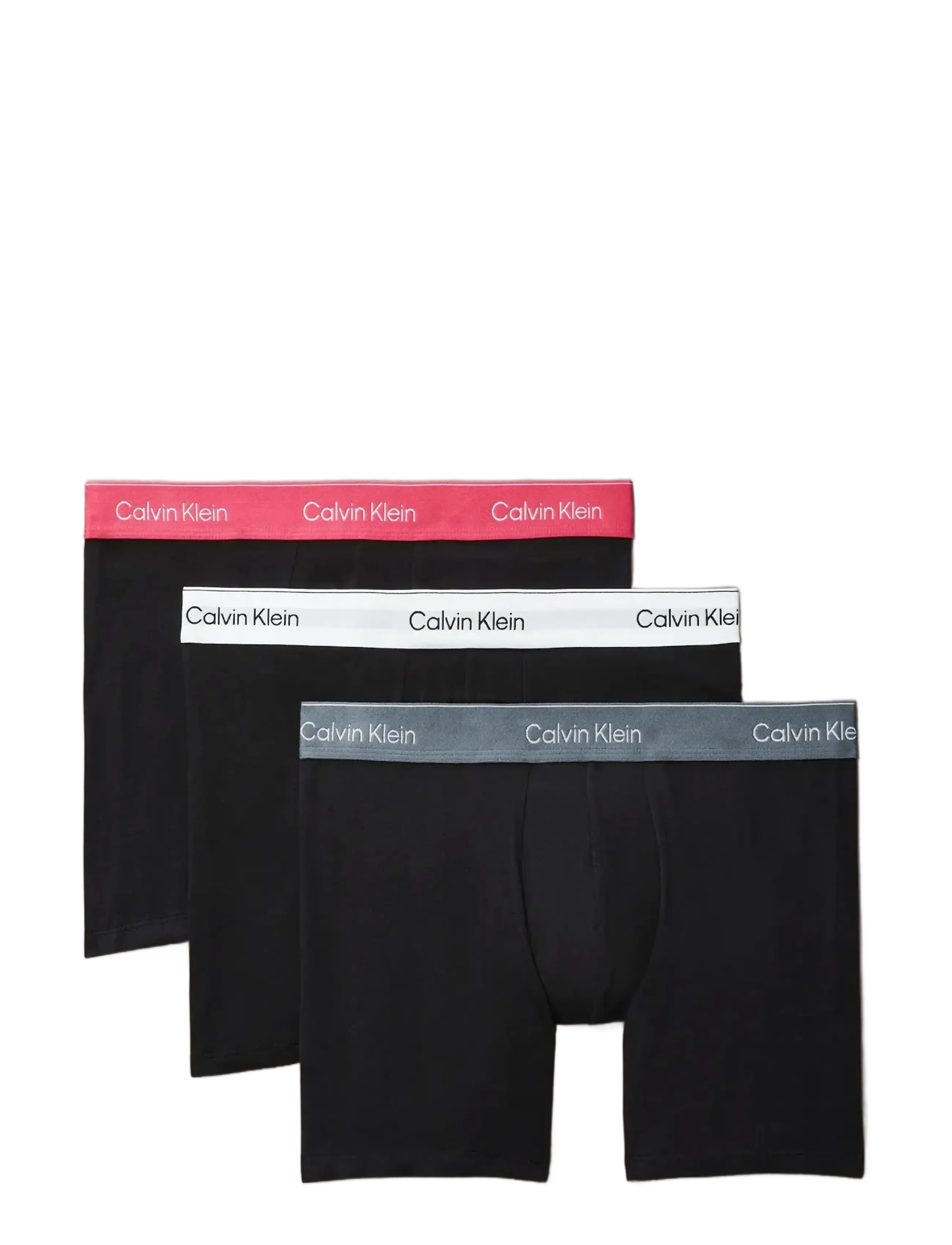 Calvin Klein BOXER BRIEF 3PK - Boxer briefs - BLACK BODIES W/ TURBULENCE/WHITE/IN / black
