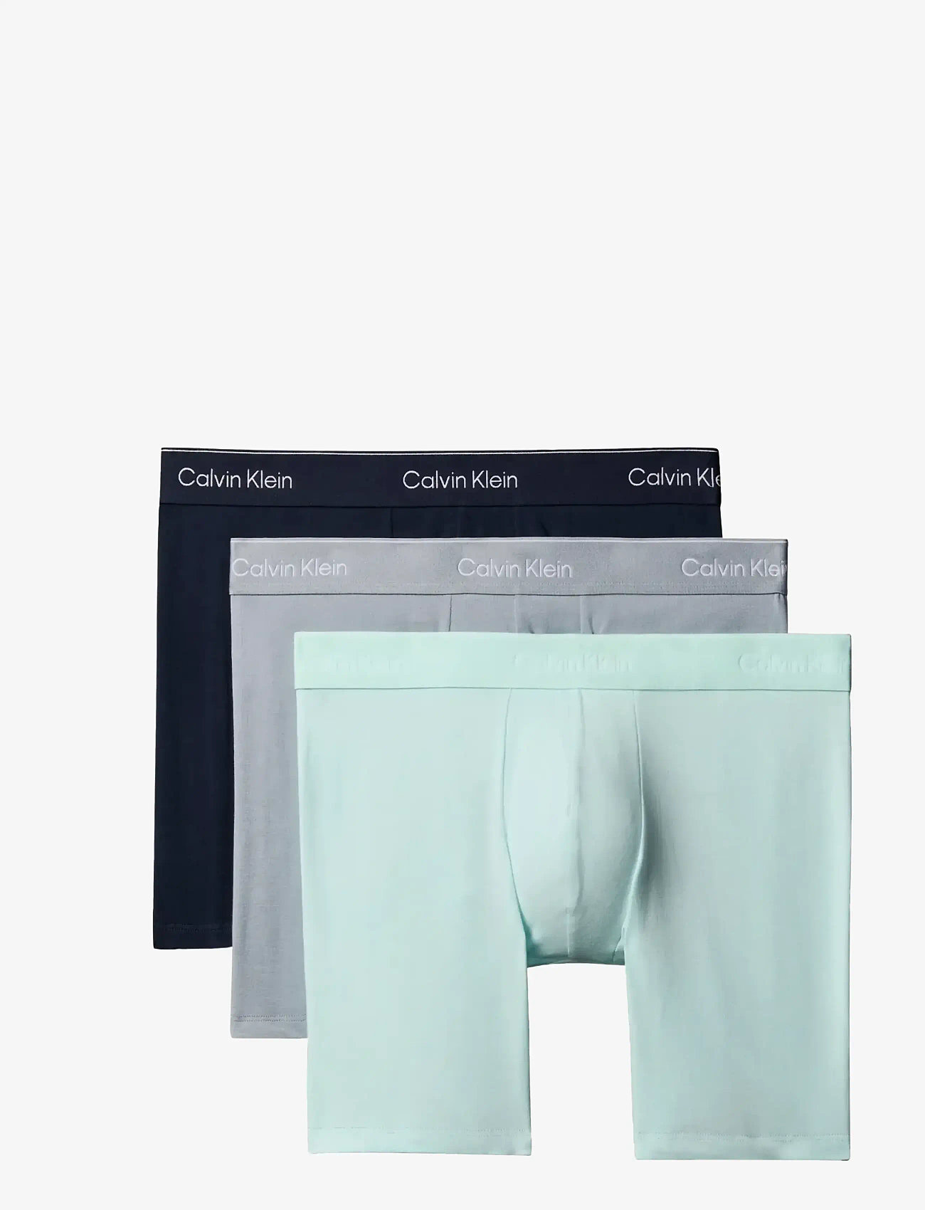 Calvin Klein - BOXER BRIEF 3PK - multipack underbukser - shoreline w  dtm wb  misty grey w - 1