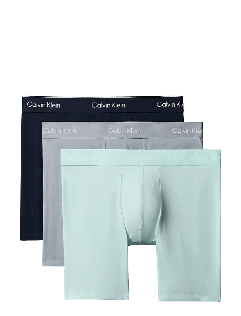 Calvin Klein - BOXER BRIEF 3PK - multipack underbukser - shoreline w dtm wb misty grey w - 1