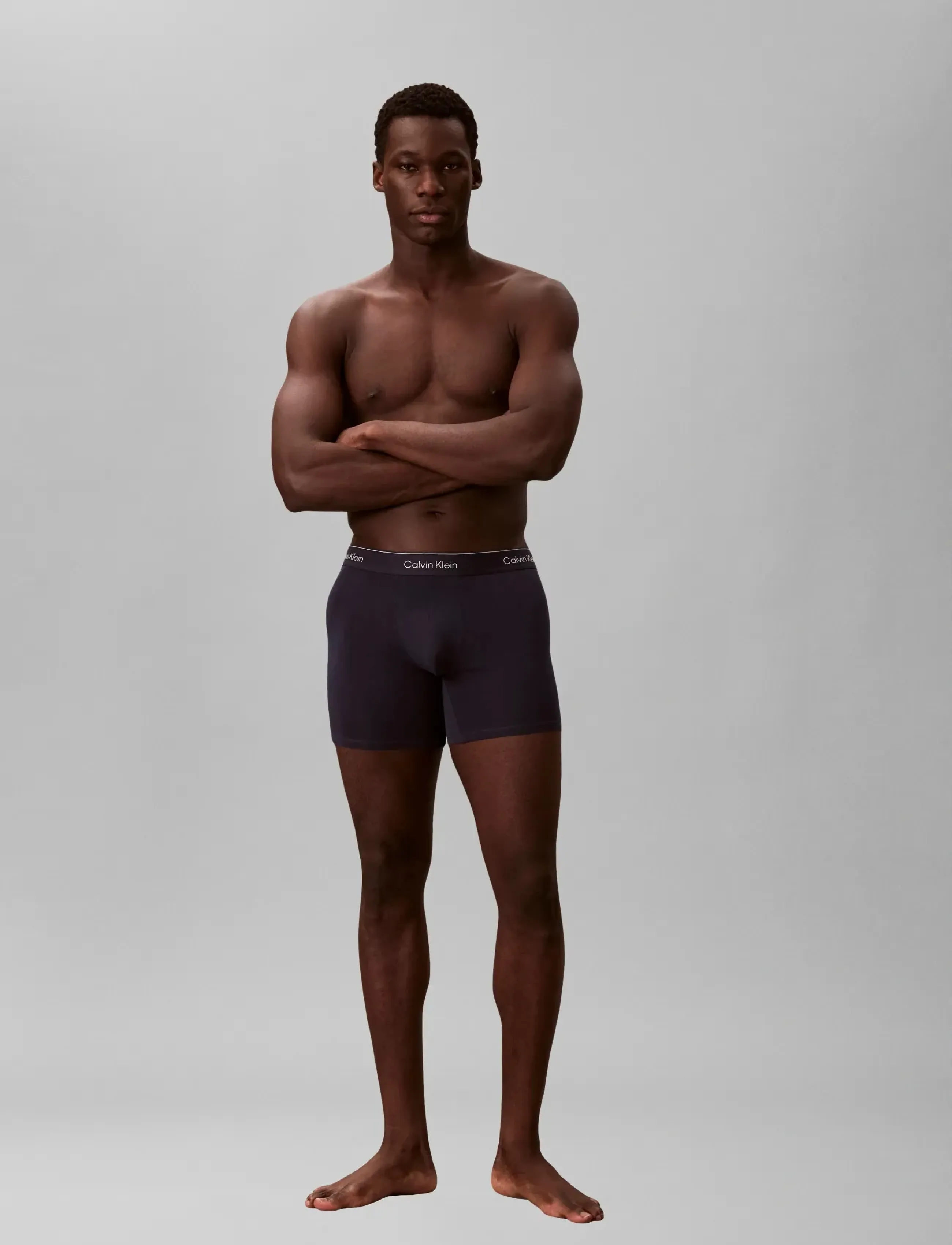 Calvin Klein - BOXER BRIEF 3PK - multipack underpants - shoreline w  dtm wb  misty grey w - 2
