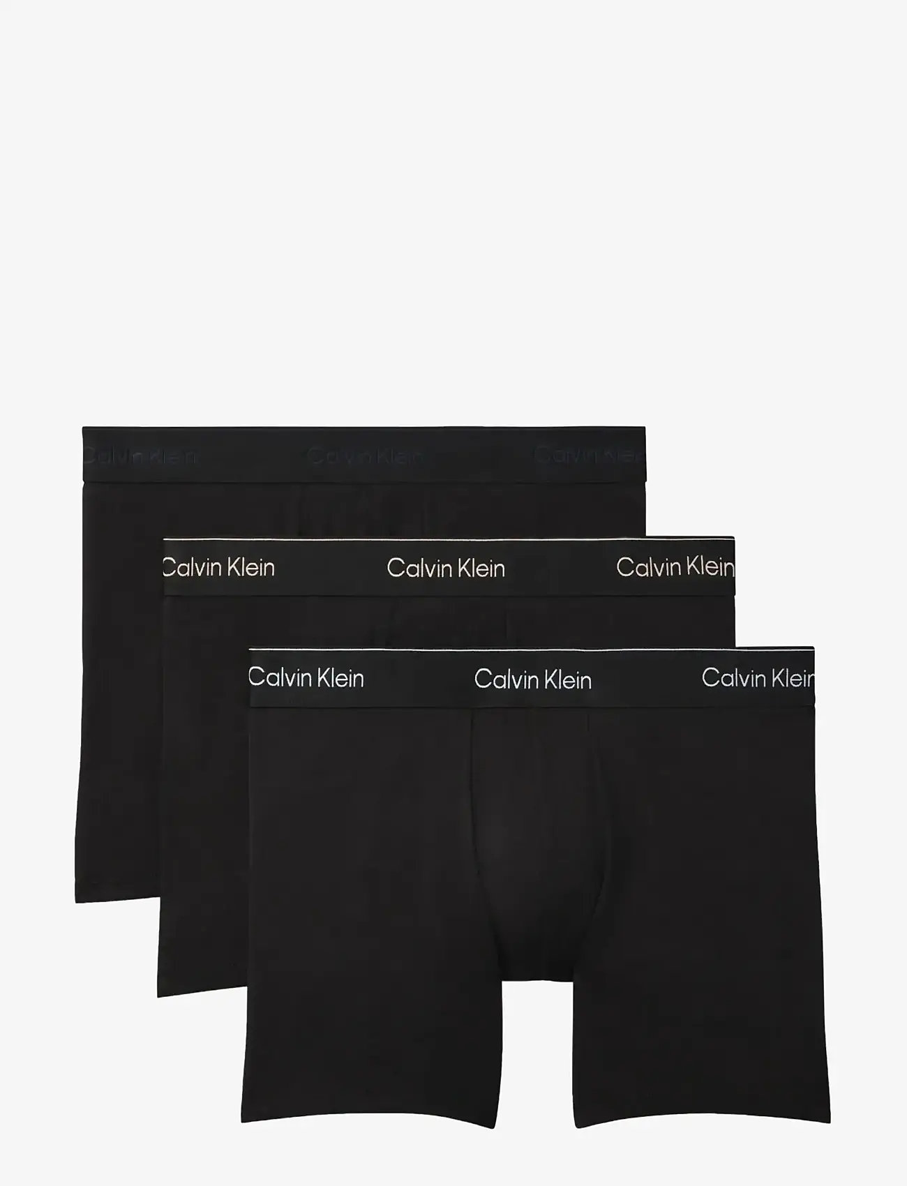 Calvin Klein - BOXER BRIEF 3PK - multipack underbukser - black w  heavenly iris logo black w - 1