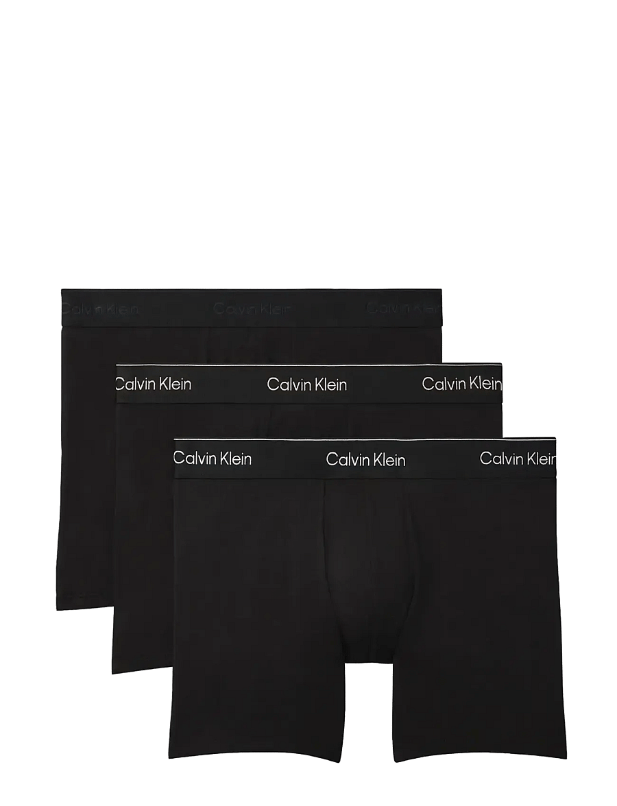 Calvin Klein - BOXER BRIEF 3PK - multipack underpants - black w heavenly iris logo black w - 1