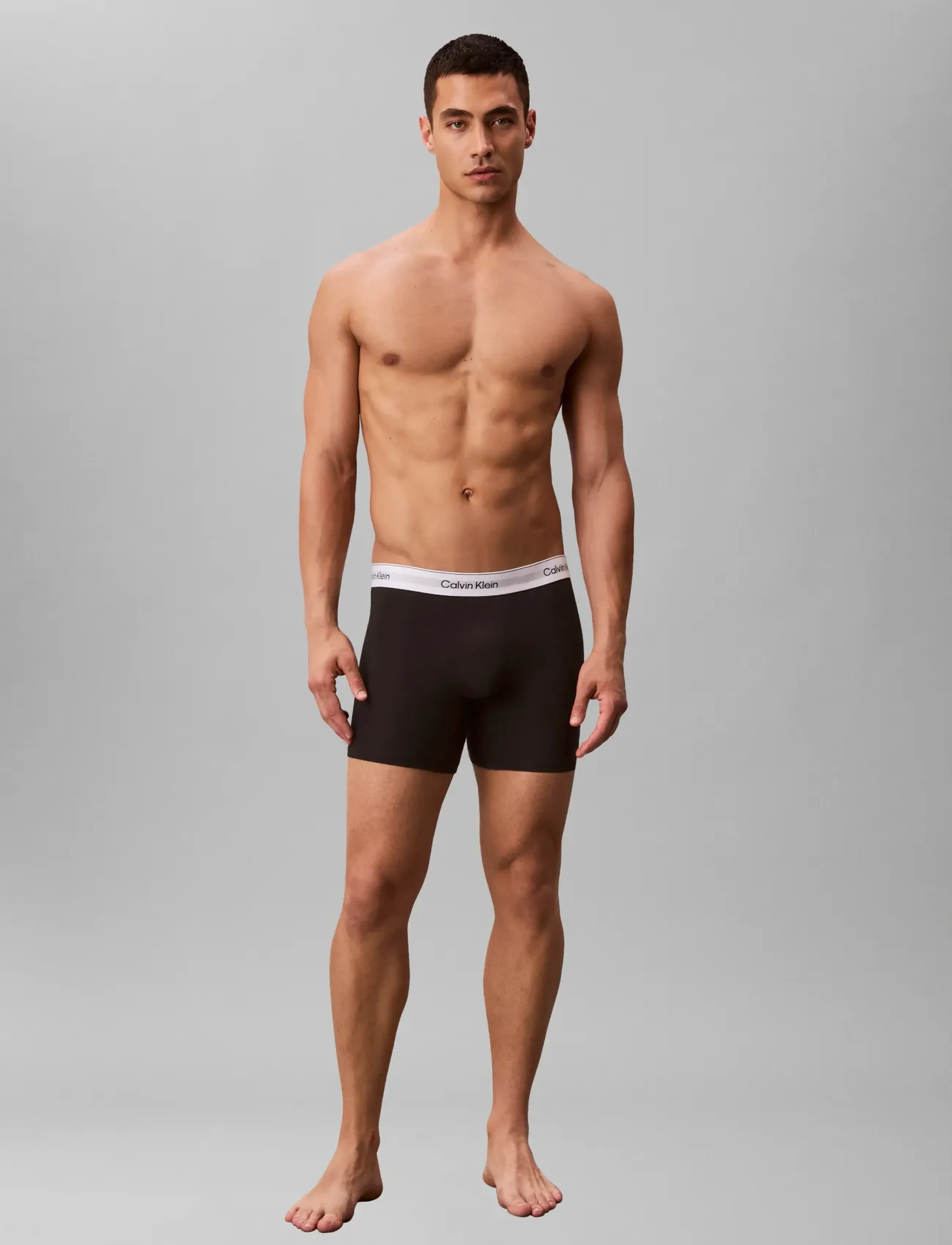 Calvin Klein Boxer Brief 3Pk, Mænd, Boxer Briefs, Sort, Str: L