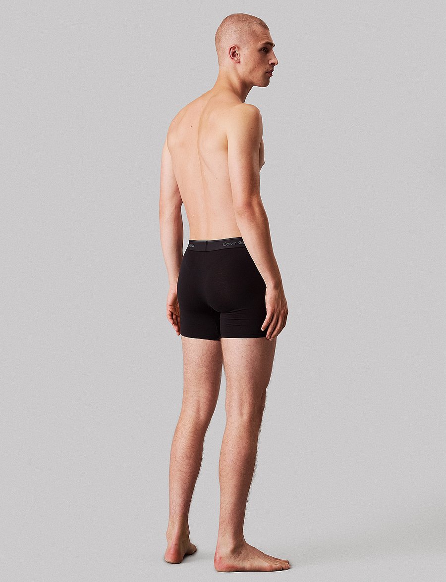 Calvin Klein - BOXER BRIEF 3PK - multipack underpants - black glacier blue bell - 4